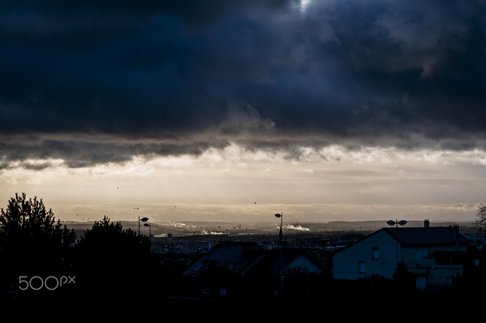 Nikon D300S sample photo. Apocalyptic sunrise on nancy, france photography