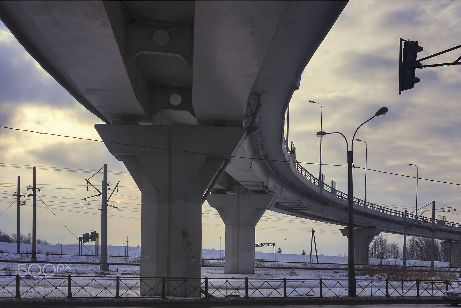 Canon EOS 40D sample photo. The road over the head photography