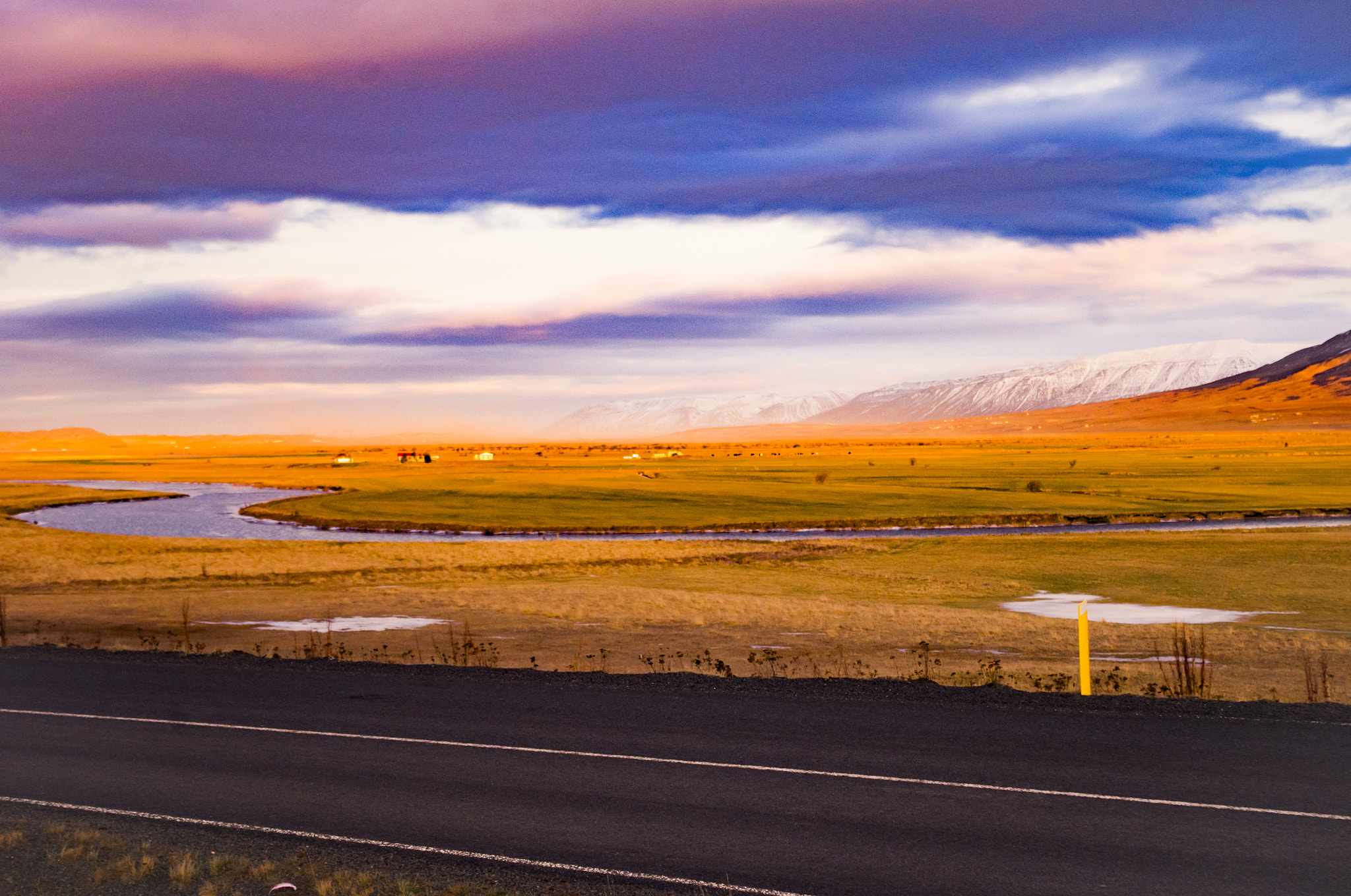 Pentax K-r sample photo. Colorful icelandic landscape photography