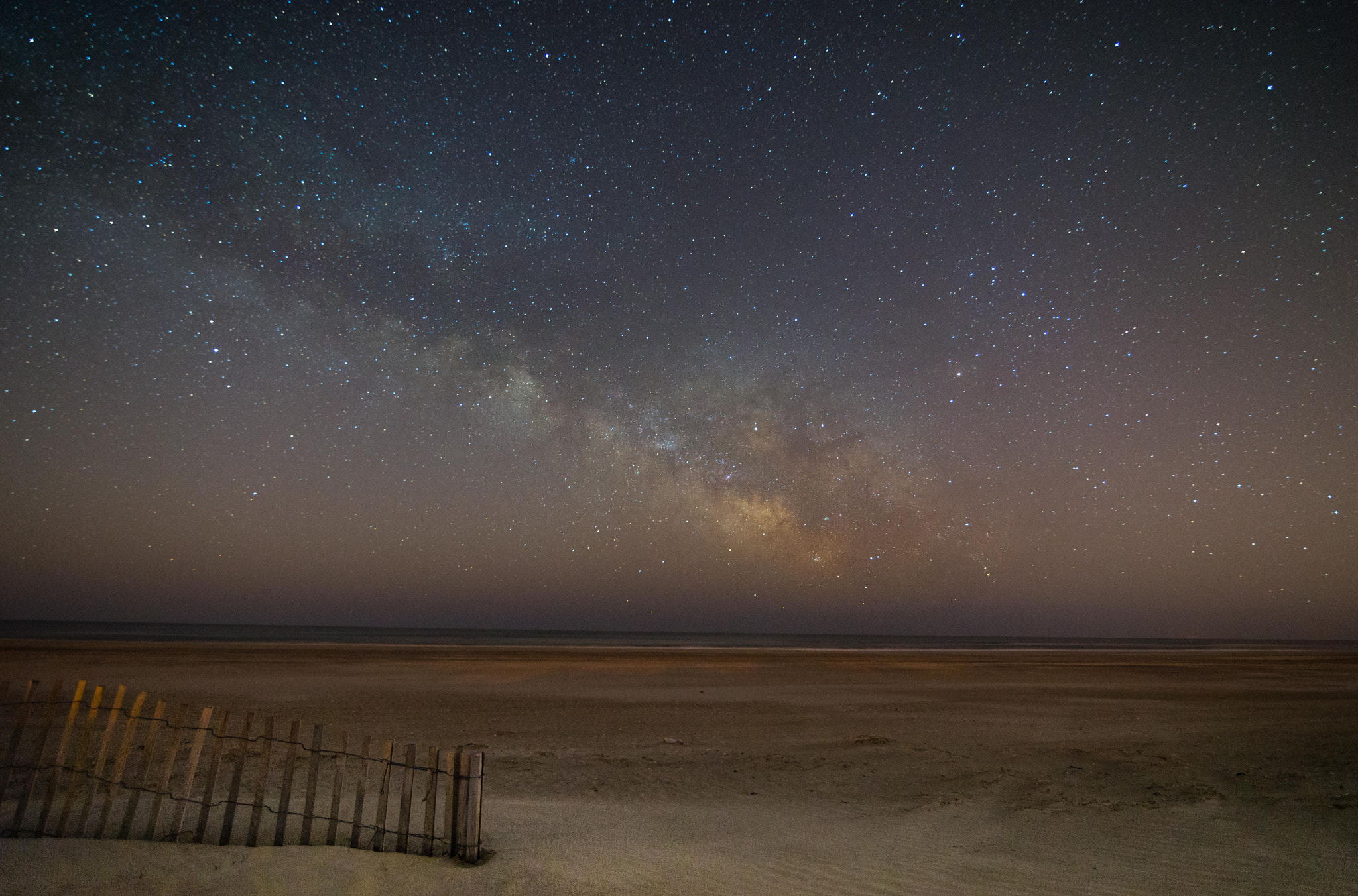 Tokina AT-X 16-28mm F2.8 Pro FX sample photo. Milky way ocean photography