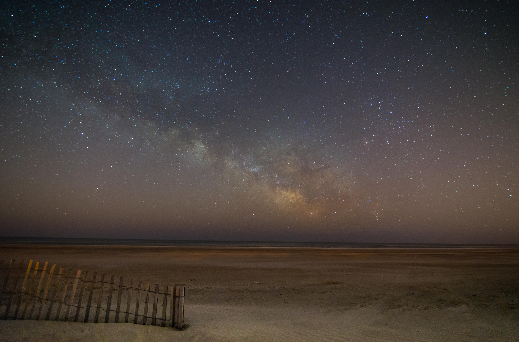 Nikon D600 sample photo. Milky way ocean photography