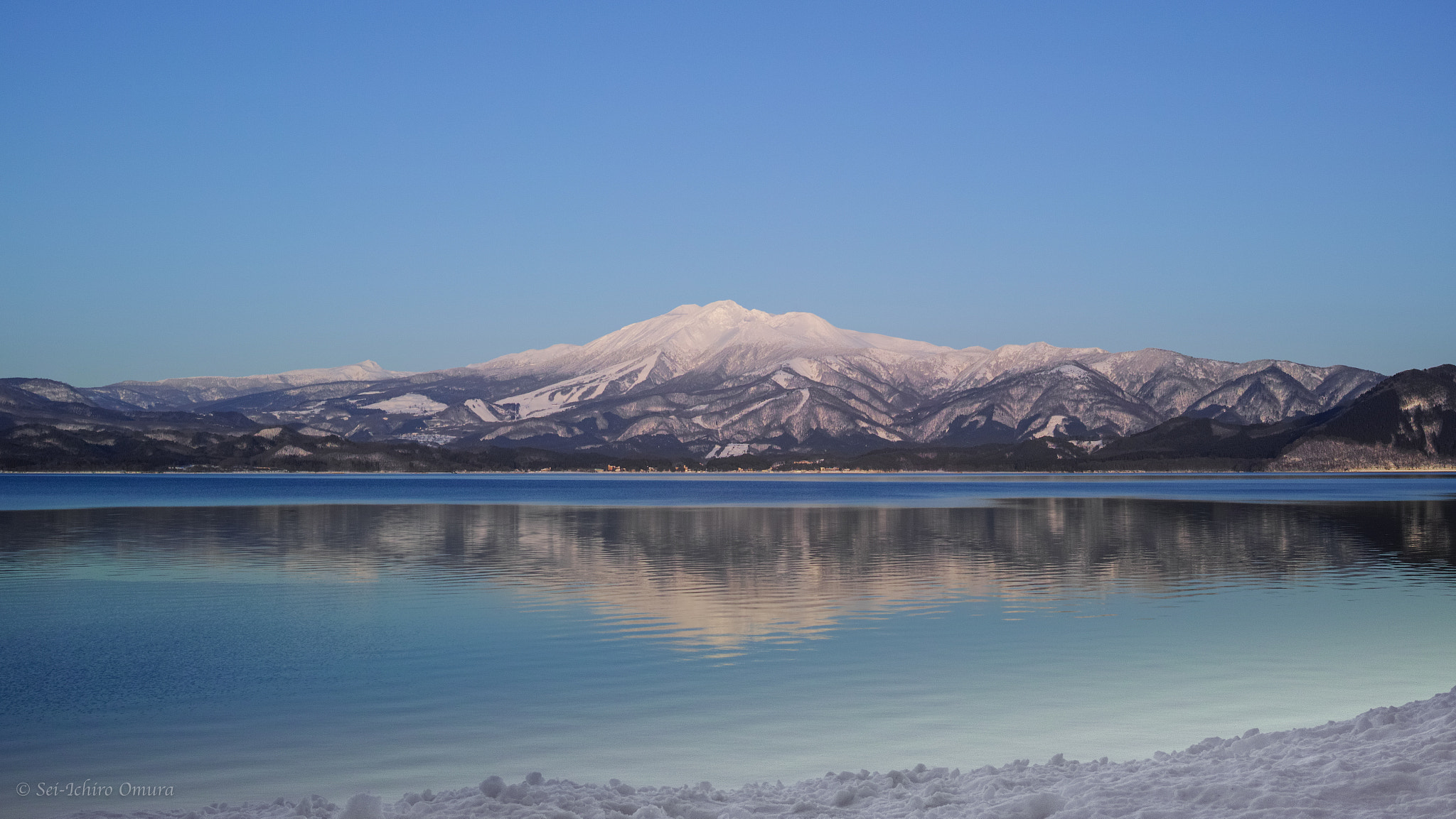 1007 sample photo. Lake tazawako & mt. akitakomagatake photography
