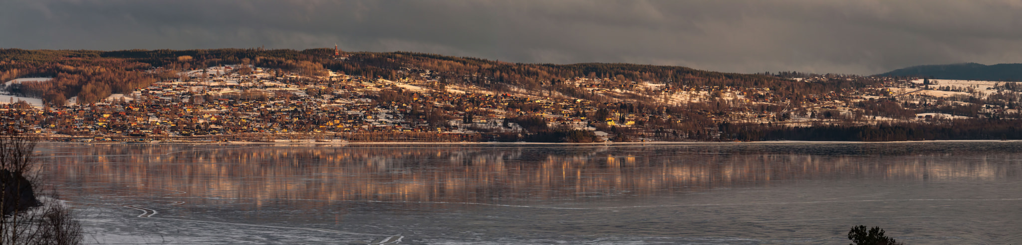 Canon EOS 70D + Canon EF 300mm F4L IS USM sample photo. Winter reflection photography