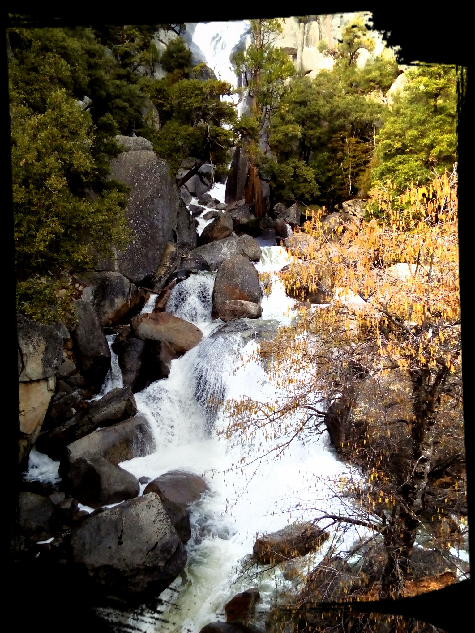 ZTE BLADE A452 sample photo. Cascade creek, yosemite photography