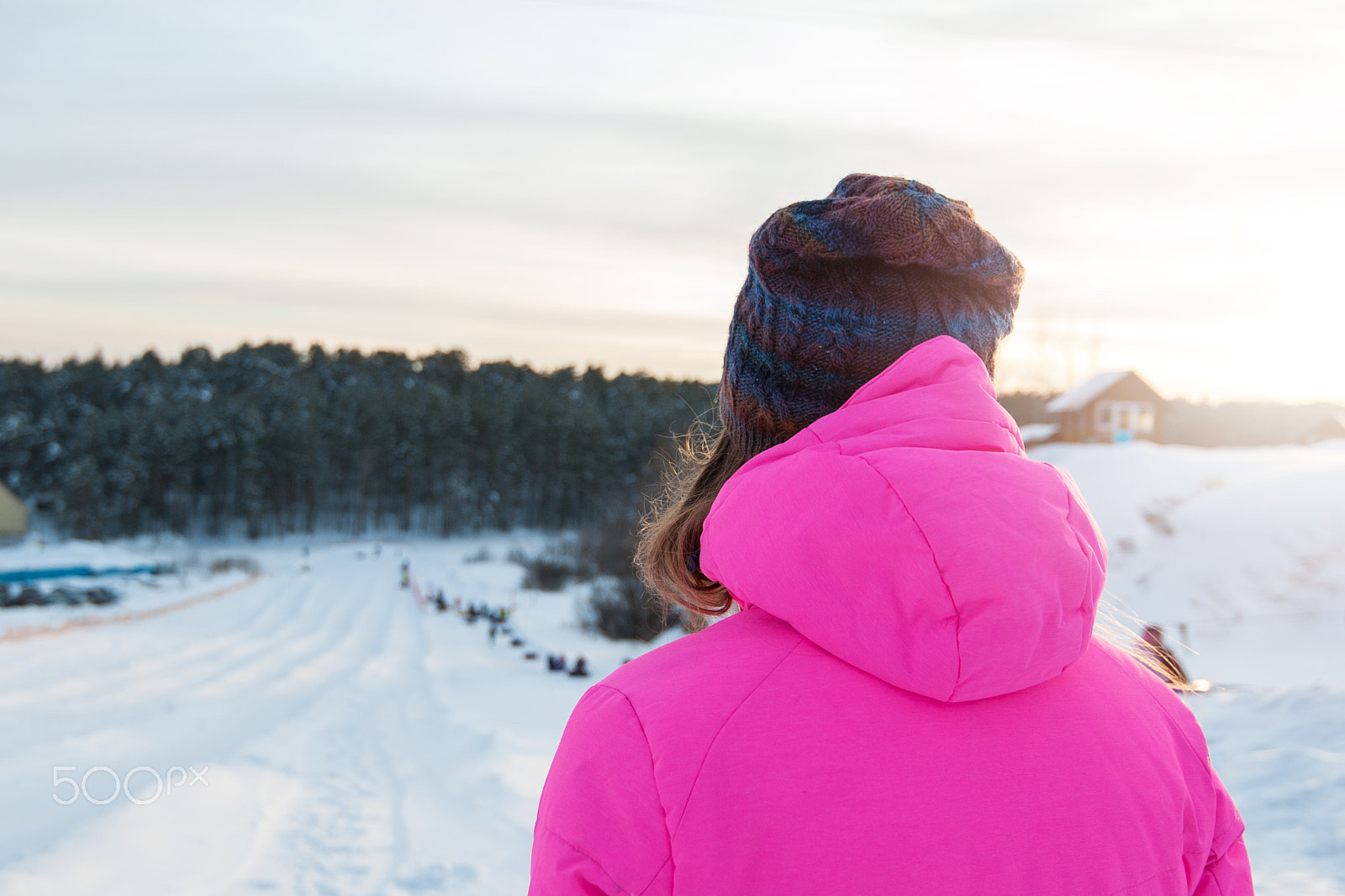 Nikon AF-S Nikkor 16-35mm F4G ED VR sample photo. Woman winter portrait photography