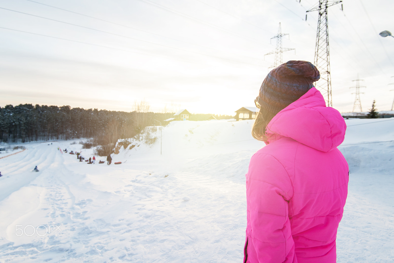 Nikon AF-S Nikkor 16-35mm F4G ED VR sample photo. Woman winter portrait photography
