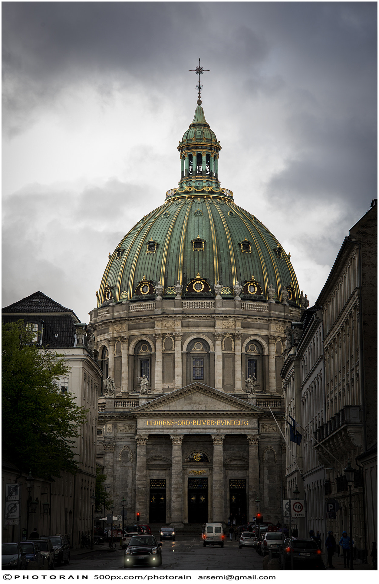 Nikon D810 sample photo. Frederik's church (the marble church) photography