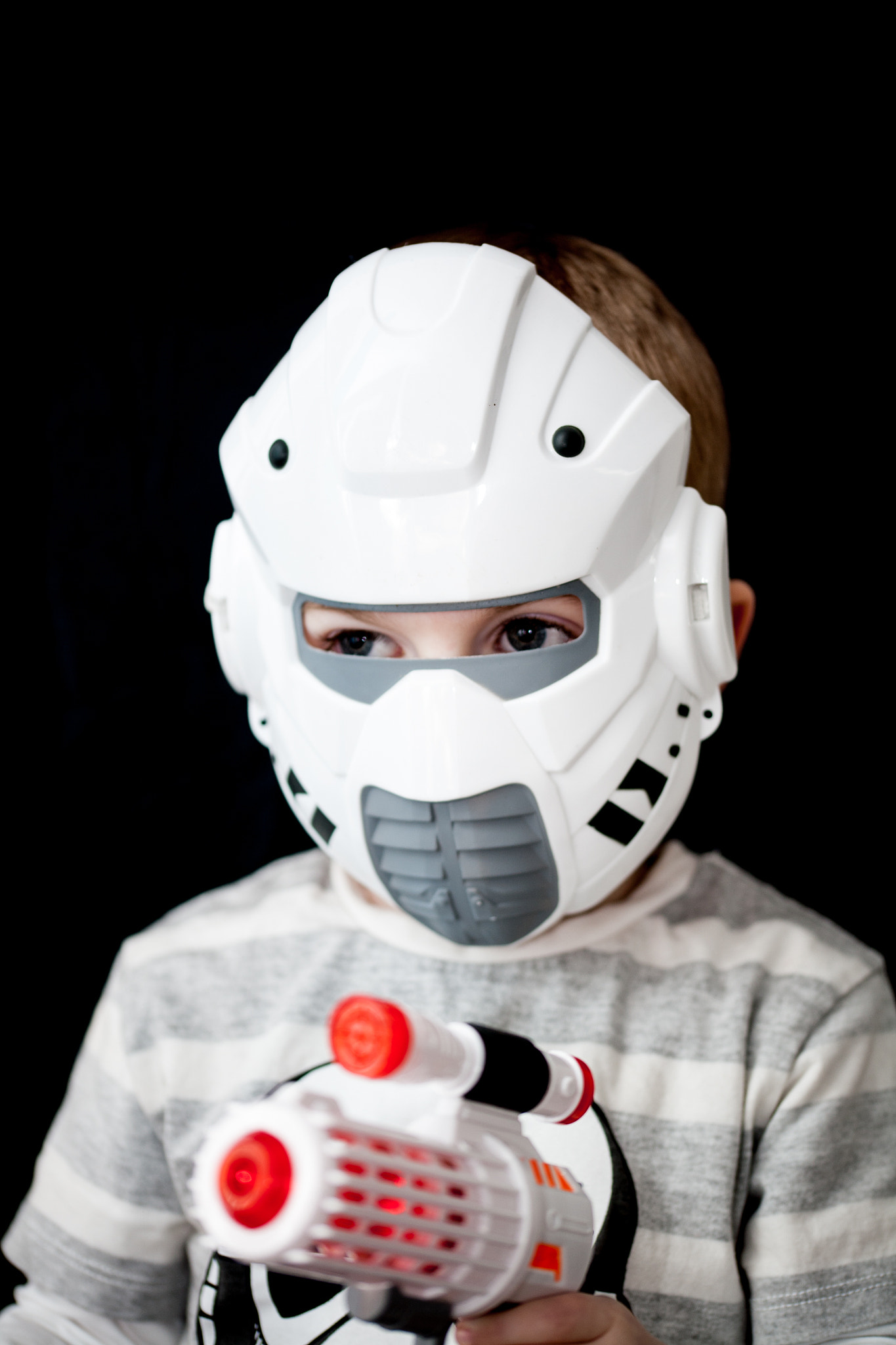 Sigma 105mm F2.8 EX DG OS HSM sample photo. Mini storm trooper photography