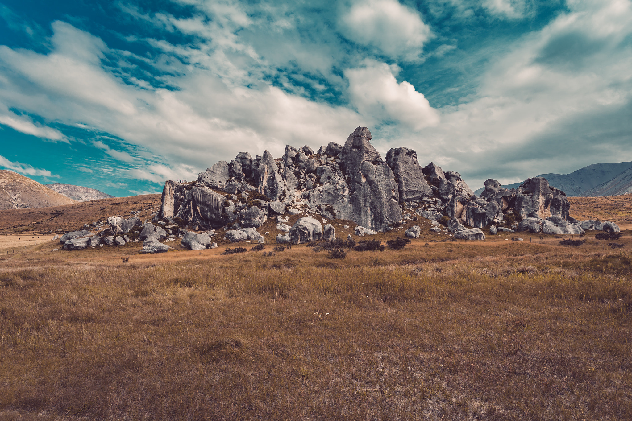 Sony a7 II sample photo. Castle hill, canterbury, new zealand photography