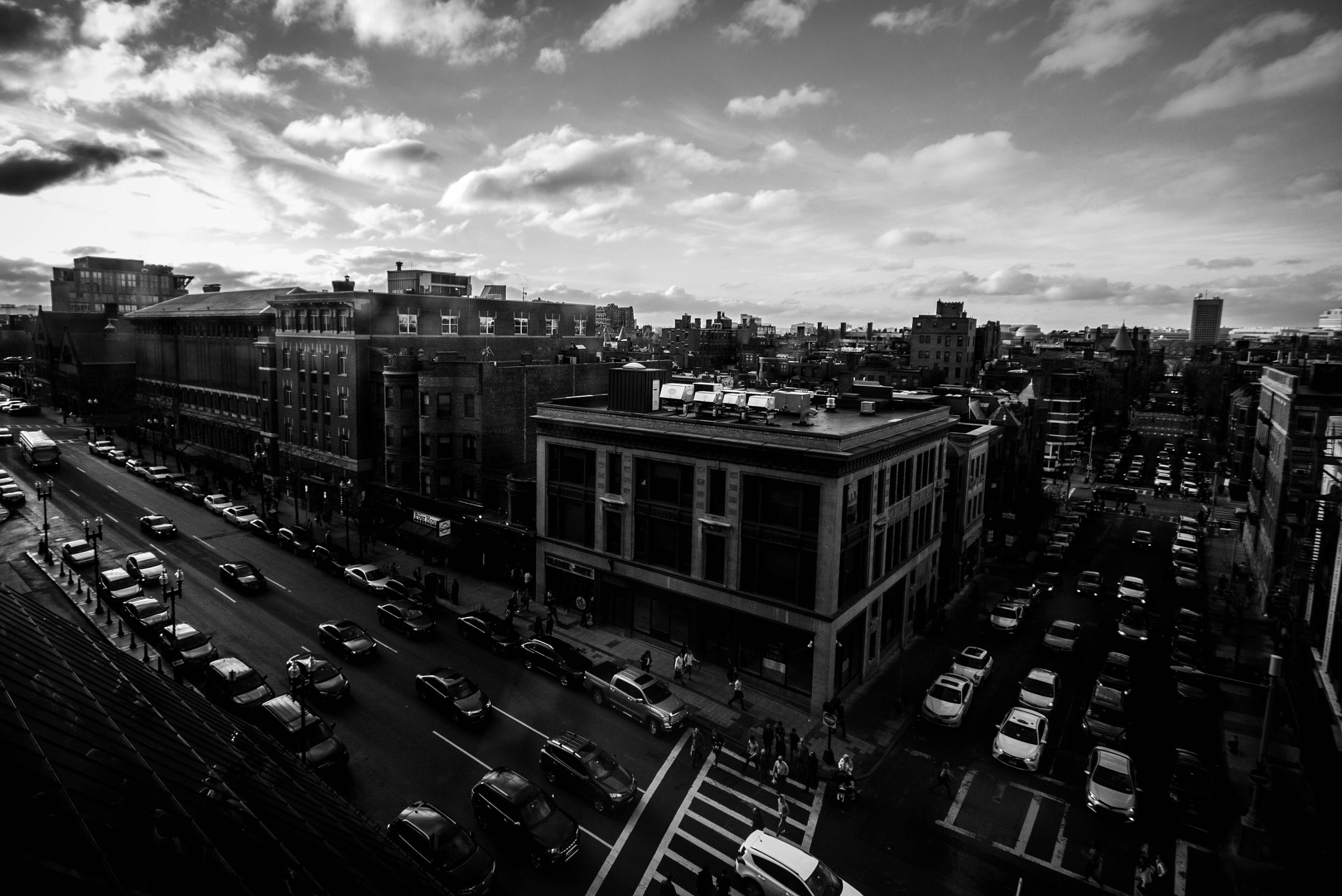 Sigma 10-20mm F4-5.6 EX DC HSM sample photo. Sunset over boston photography