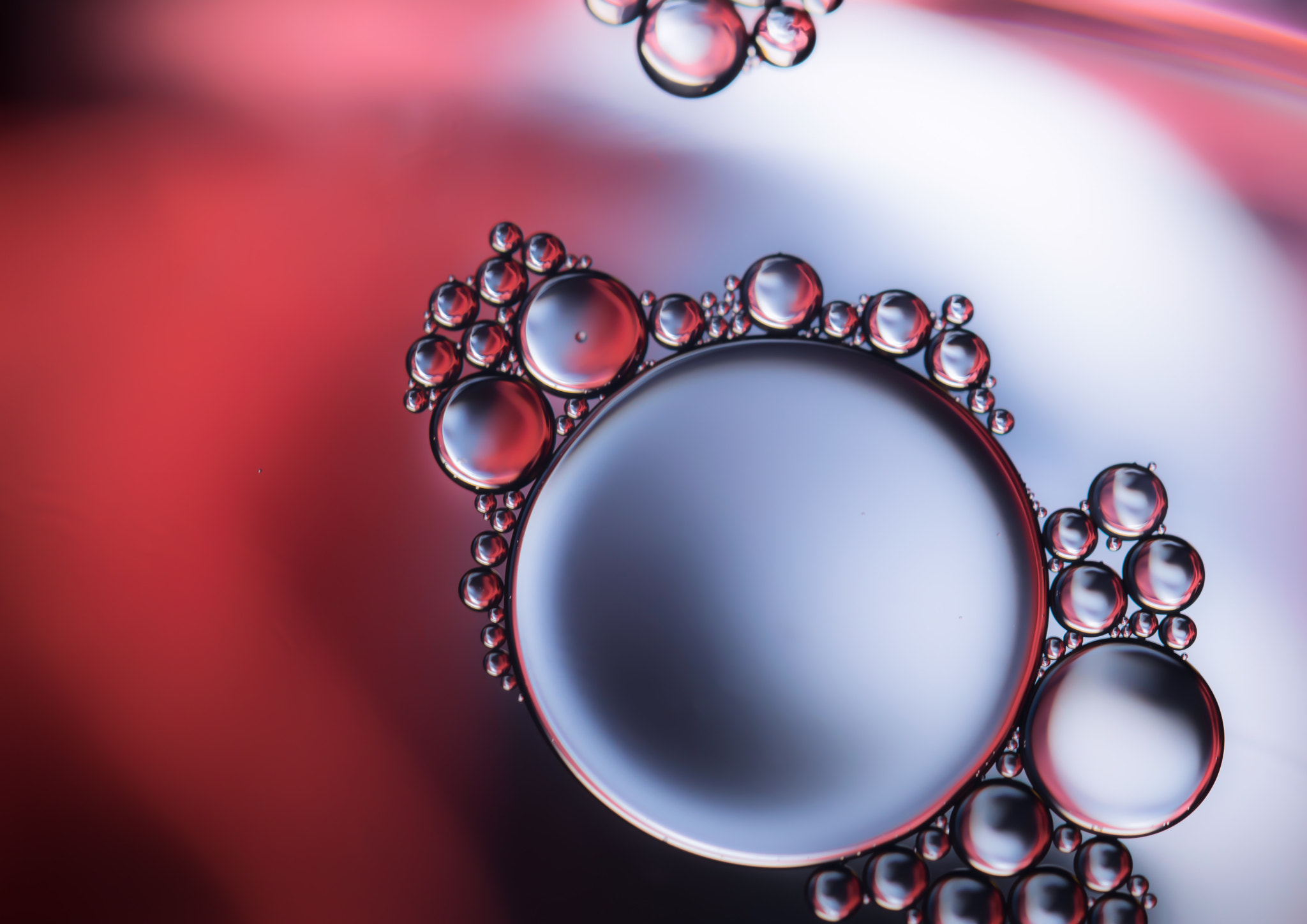 Sigma 105mm F2.8 EX DG OS HSM sample photo. Oil and water photography