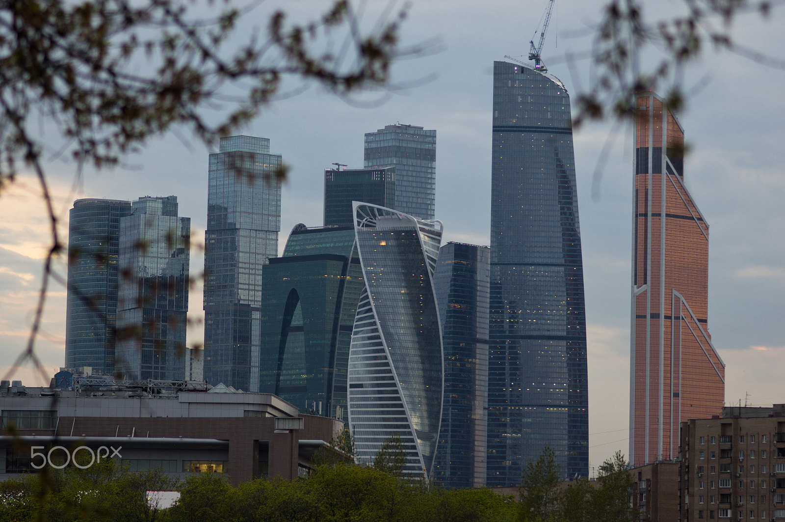 Sony Alpha DSLR-A580 sample photo. Moscow city #1 photography