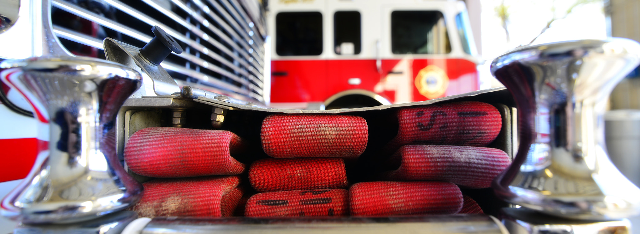 Nikon D800 sample photo. Fire hose. photography