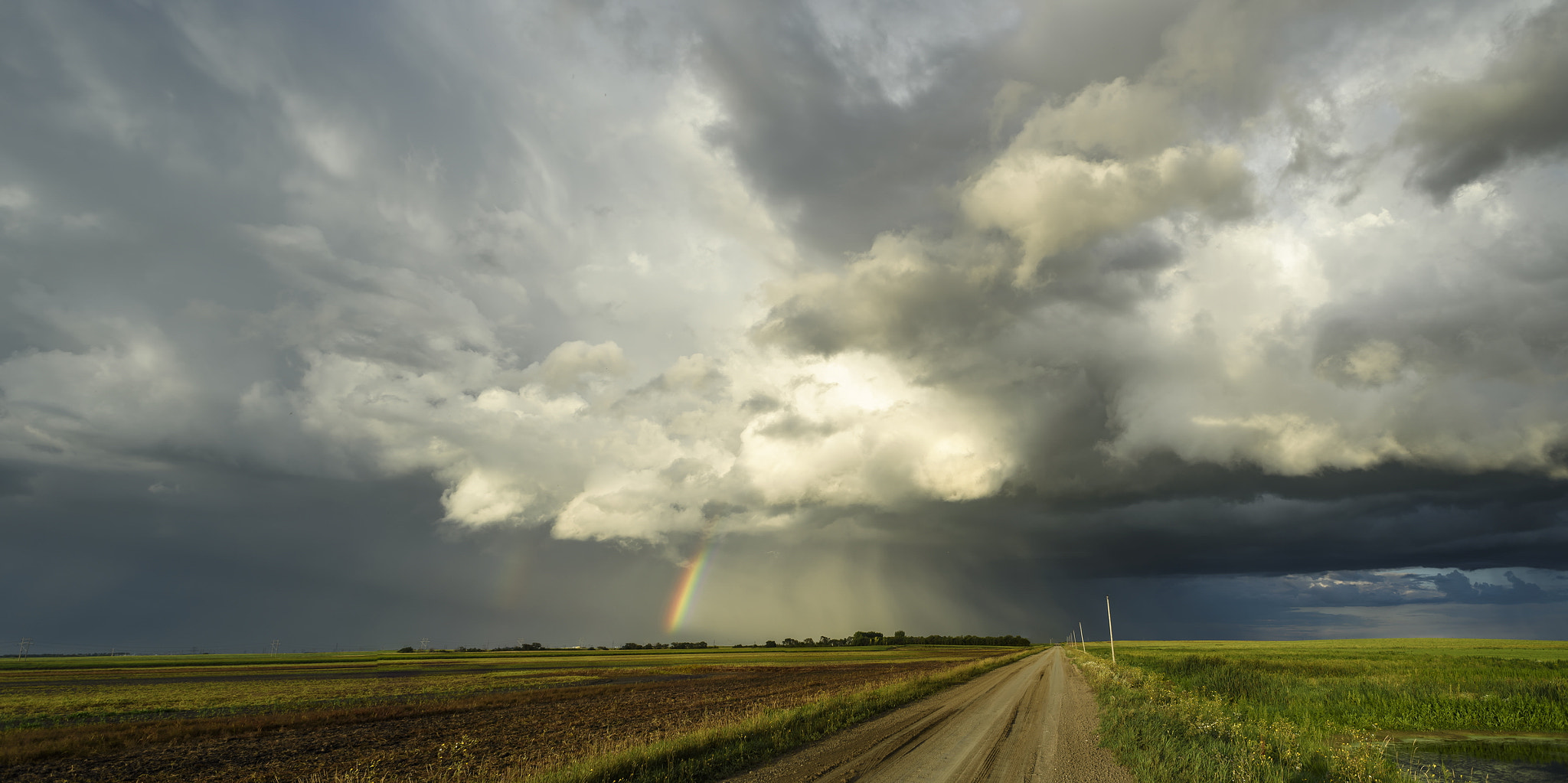 Nikon AF Nikkor 24mm F2.8D sample photo. Cloud burst photography