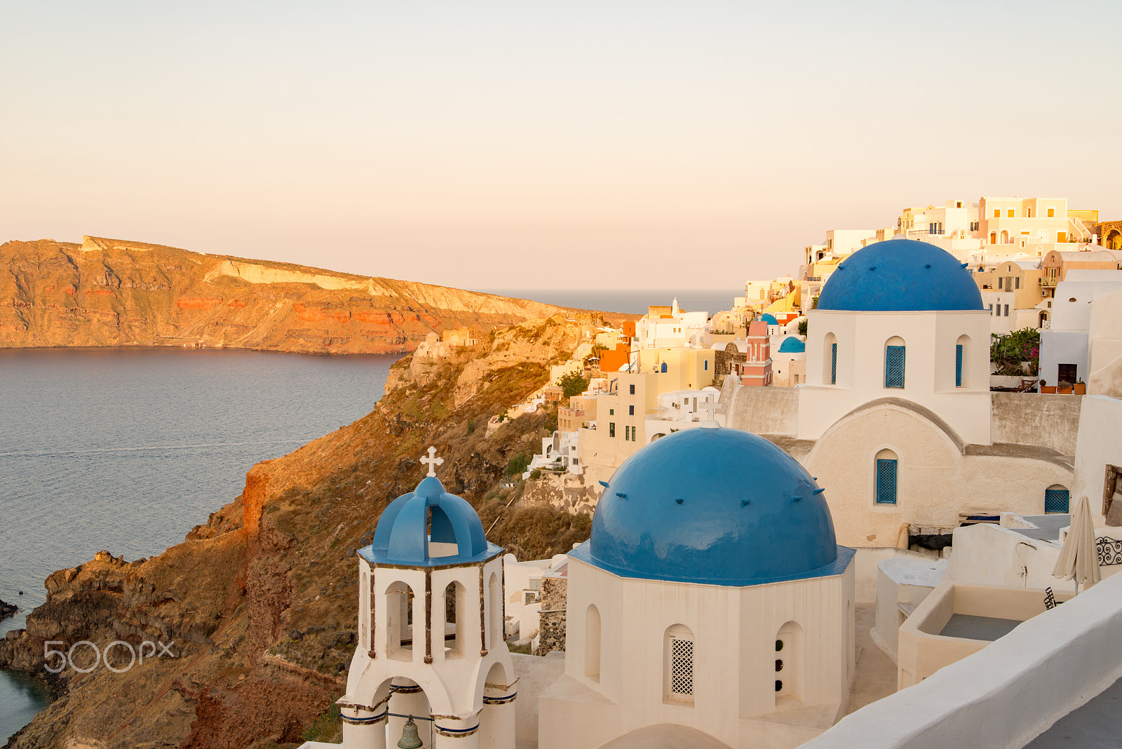 Nikon D800 sample photo. Oia sunrise photography