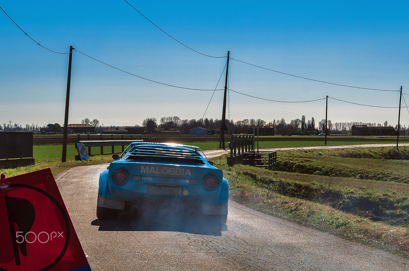 Pentax K-50 sample photo. Lancia stratos drifting photography