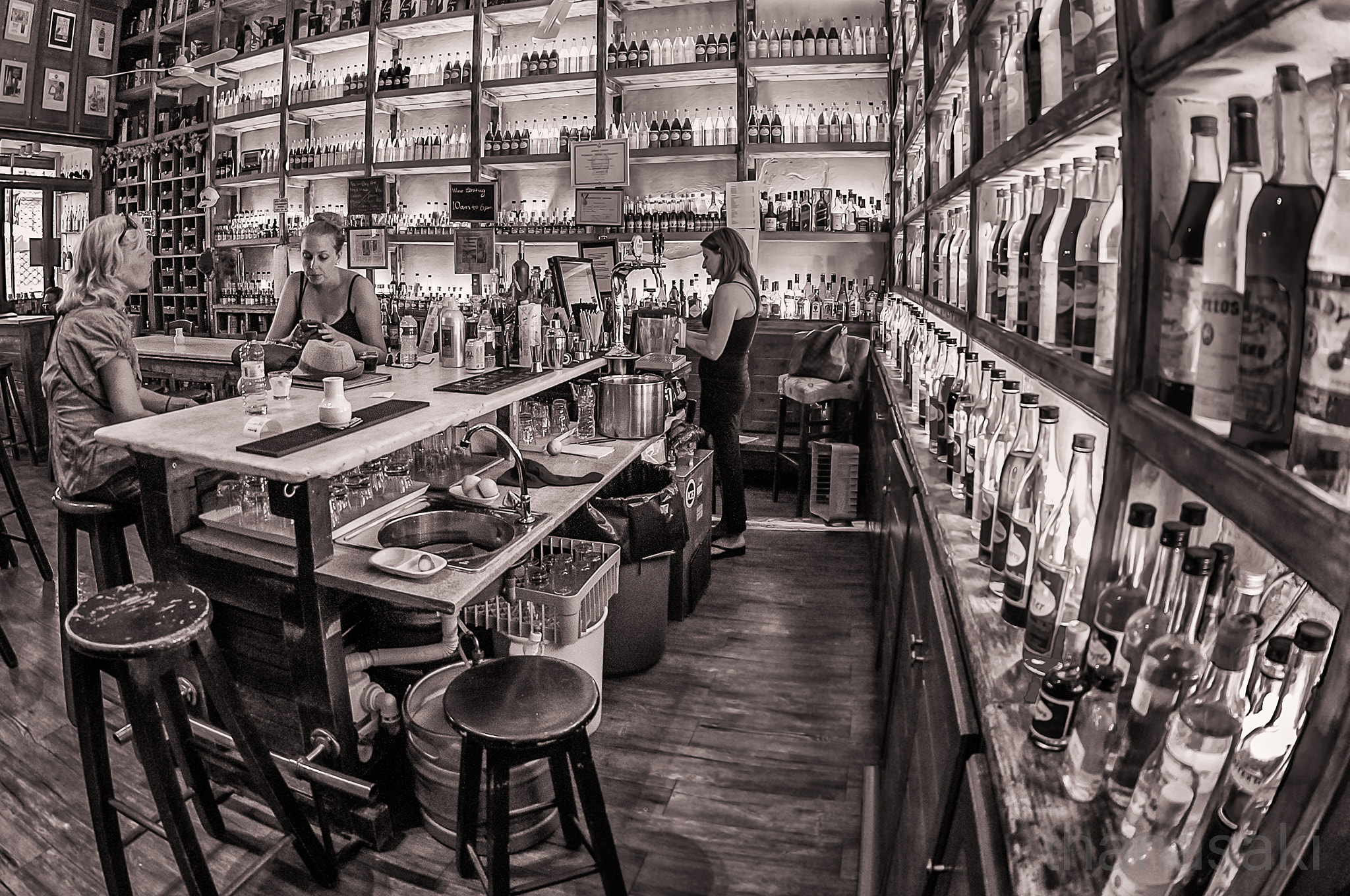 Nikon AF DX Fisheye-Nikkor 10.5mm F2.8G ED sample photo. Distillery lounge photography