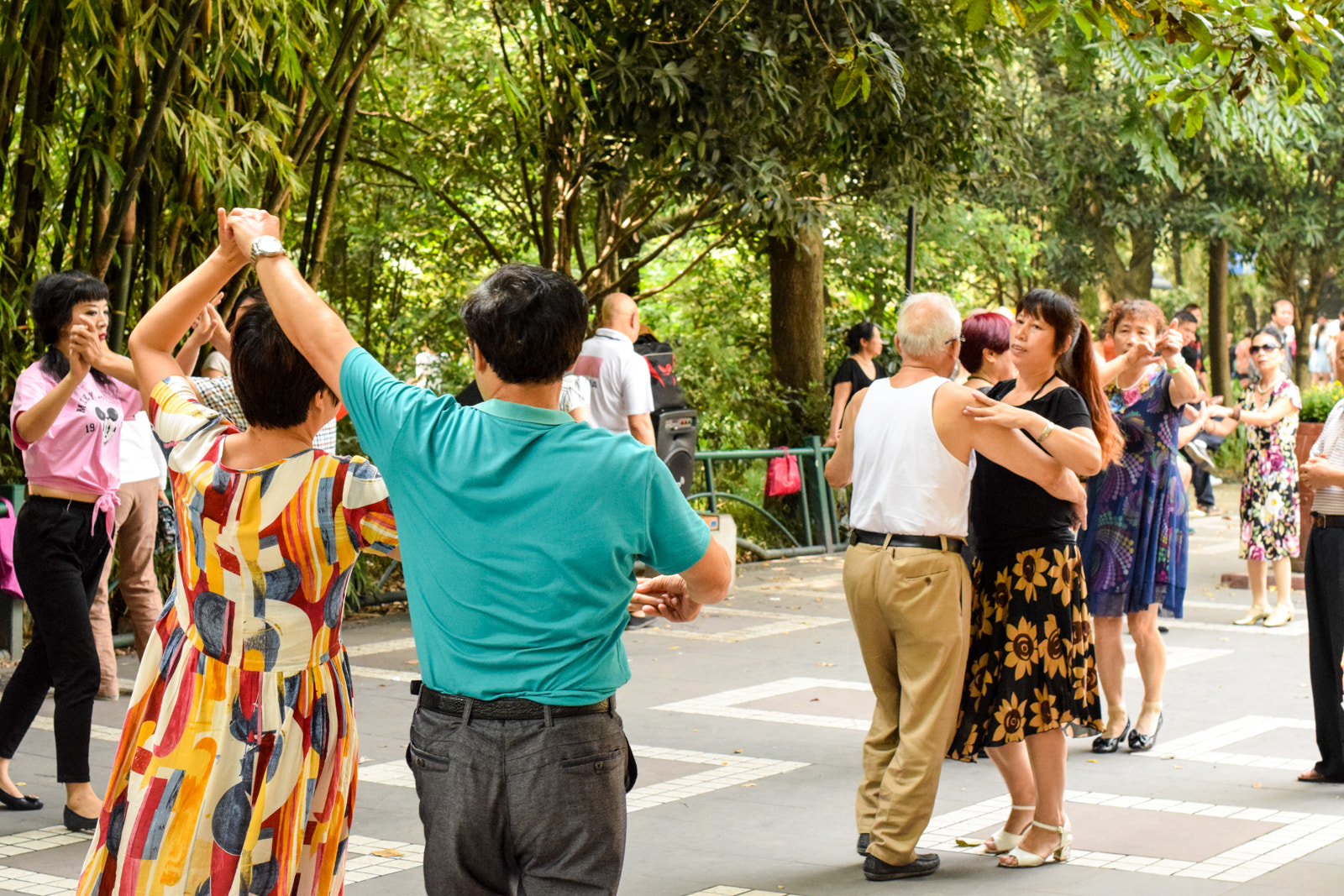 Nikon D3300 + Nikon AF-S Nikkor 50mm F1.4G sample photo. Dancing in the park photography