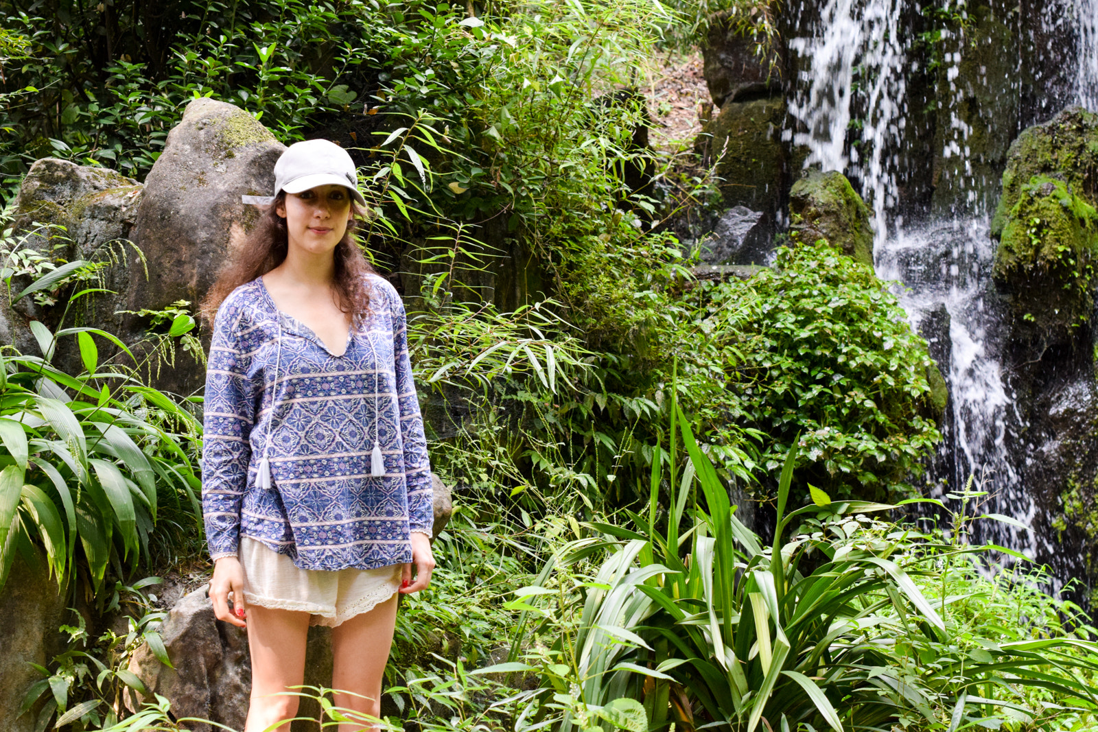 Nikon D3300 + Nikon AF-S Nikkor 50mm F1.4G sample photo. By the waterfall photography