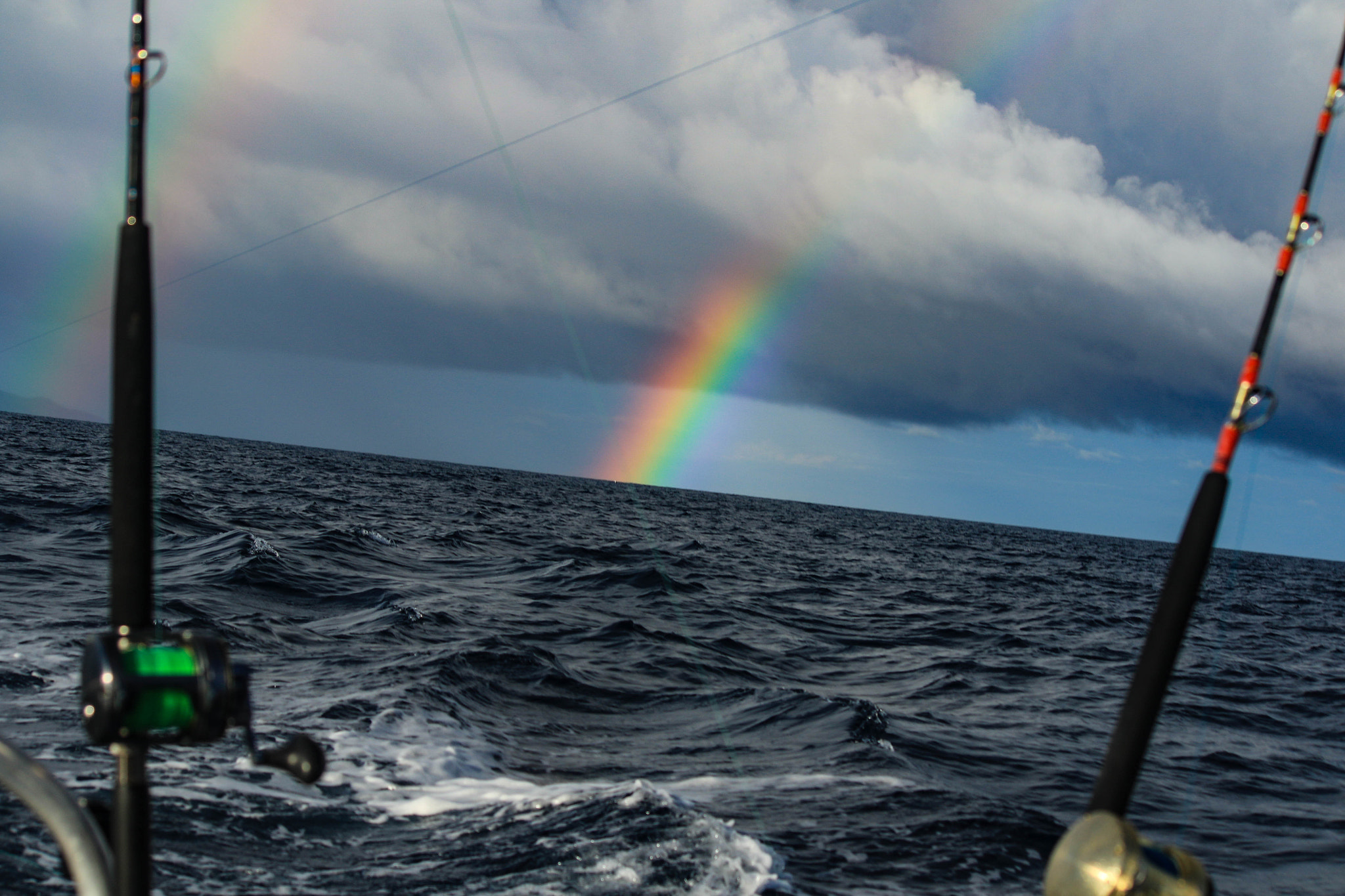 Canon EF-S 55-250mm F4-5.6 IS II sample photo. Is their game fish at the end of the rainbows photography