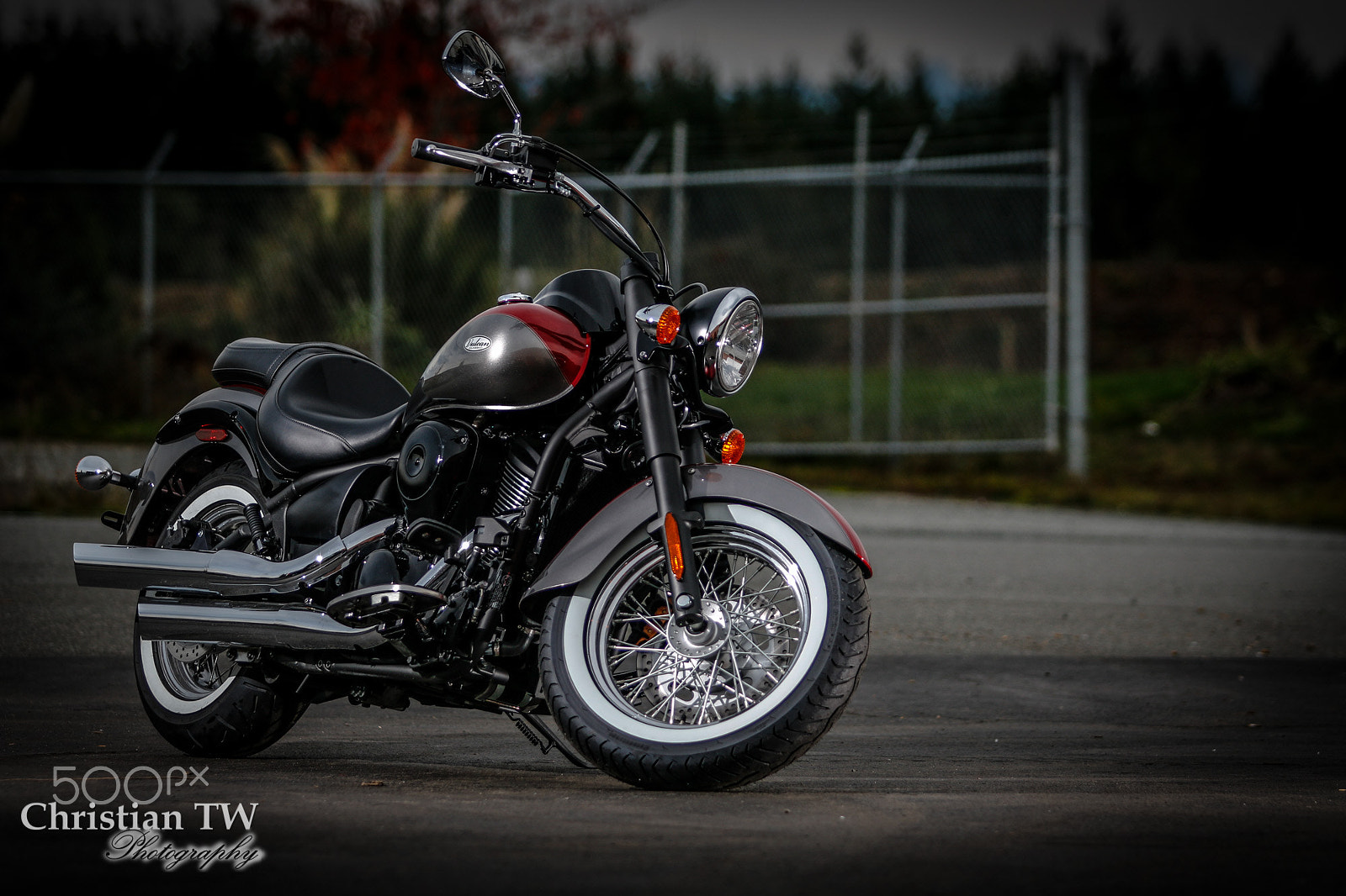 Canon EF 70-200mm F2.8L USM sample photo. Kawasaki vulcan 900 photography