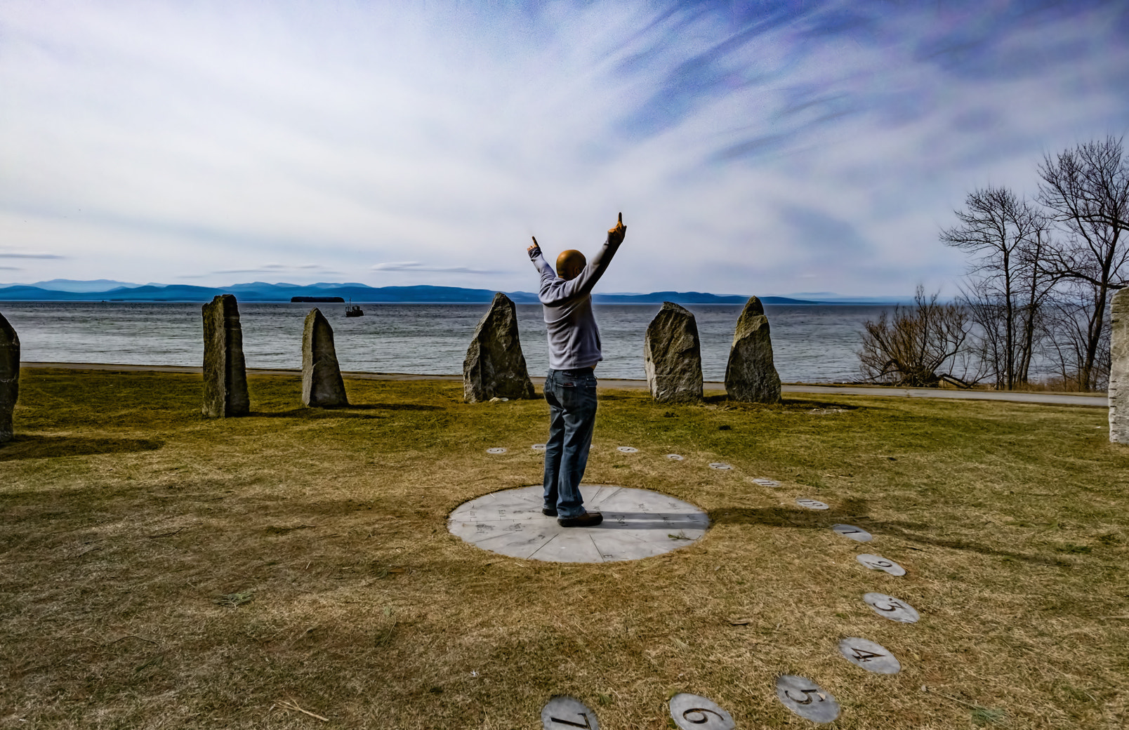 Fujifilm X-T1 sample photo. Human sundial photography