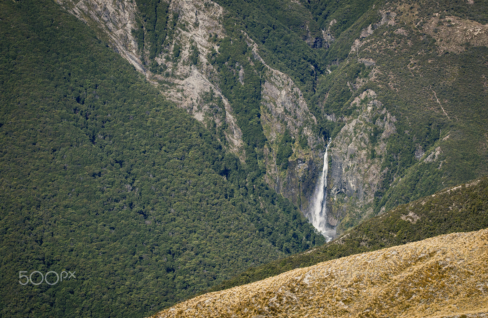 Canon EOS 70D + Sigma 105mm F2.8 EX DG OS HSM sample photo. Devil's punchbowl waterfall, arthurs pass national park, new zea photography