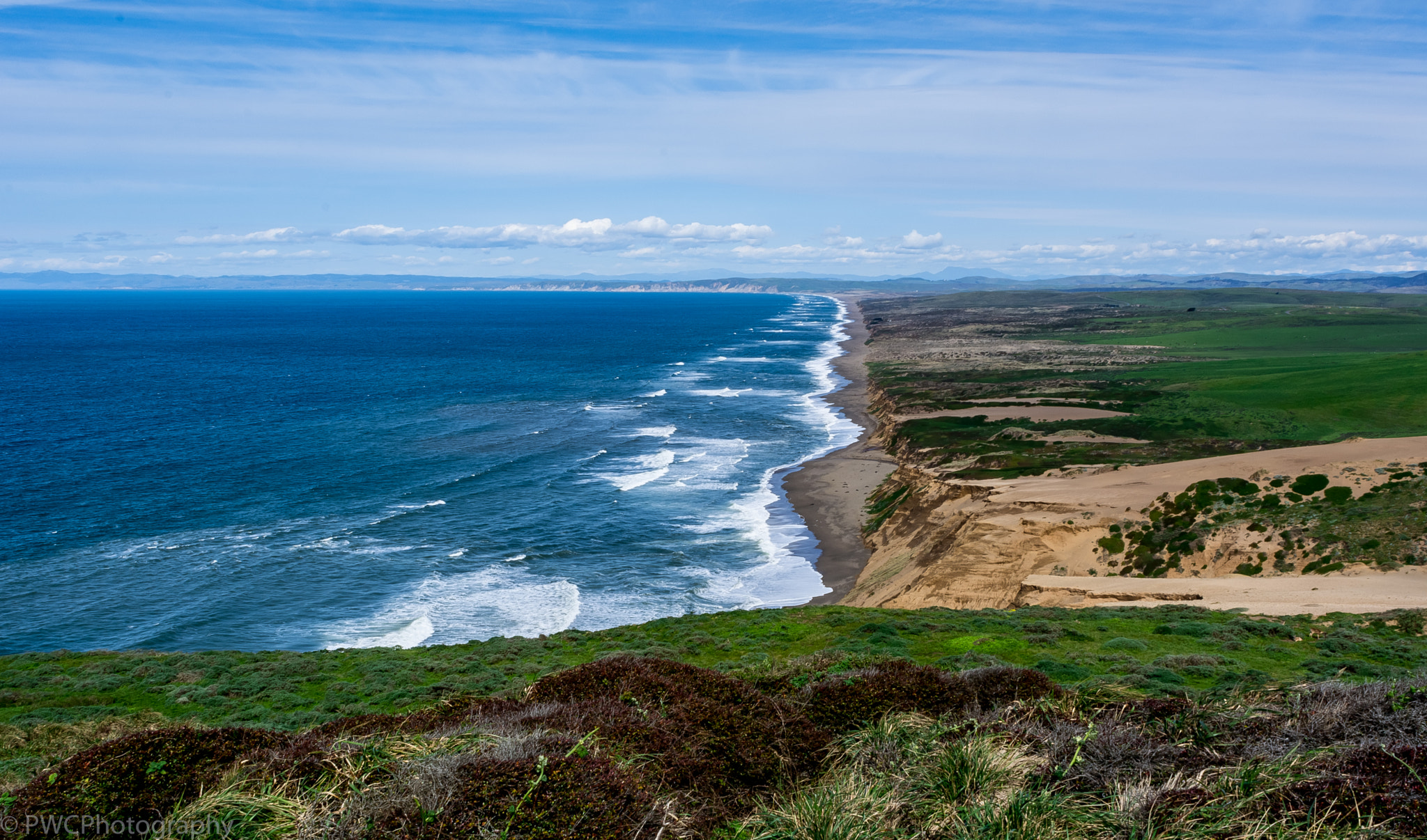 Nikon D7100 + Nikon AF Nikkor 24mm F2.8D sample photo. Point reyes lighthouse coastline photography