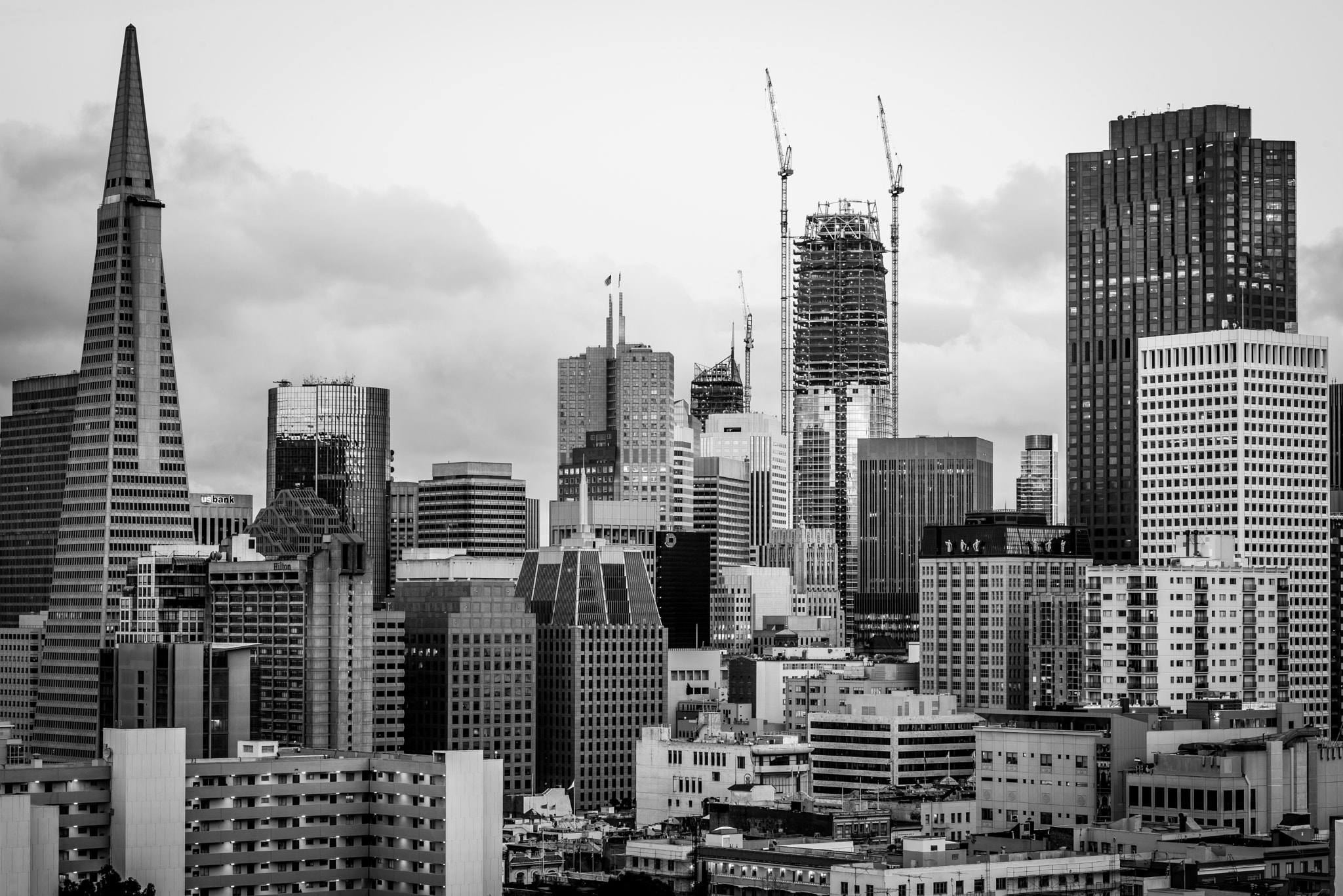 Nikon AF Nikkor 85mm F1.8D sample photo. San francisco skyline photography