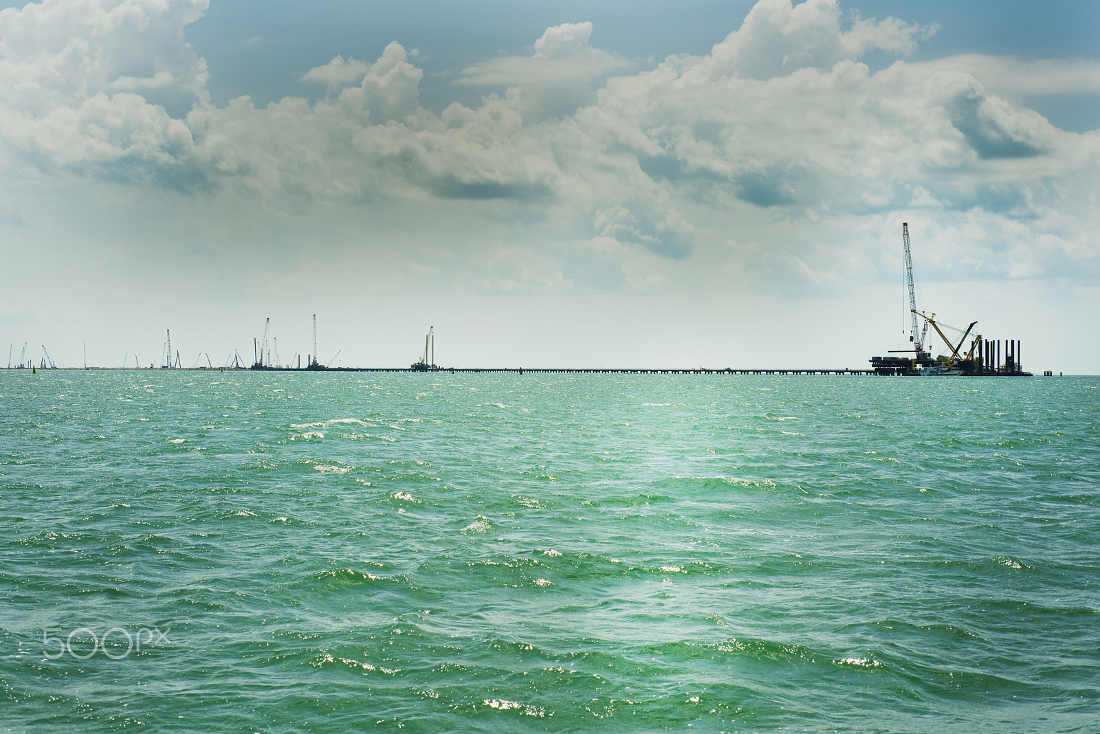 Nikon D800 sample photo. Bridge construction in kerch, crimea photography