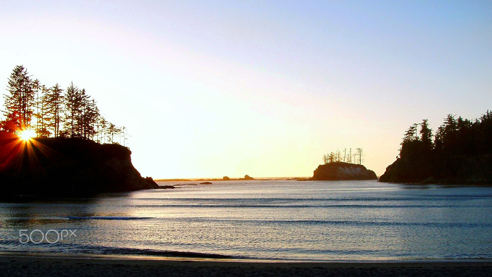 Olympus C720UZ sample photo. Sunset on the cove. photography
