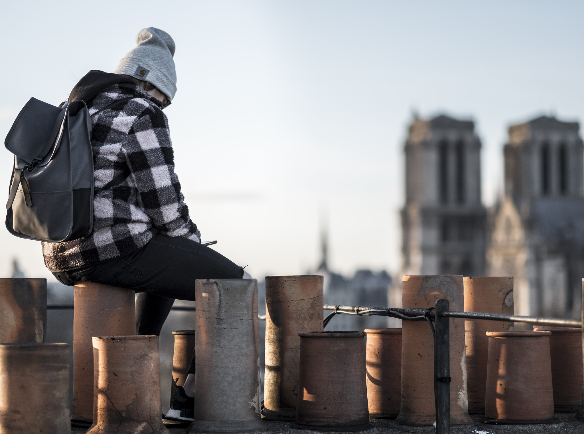 Fujifilm X-Pro2 + Fujifilm XF 56mm F1.2 R sample photo. Chilling on chimneys... photography