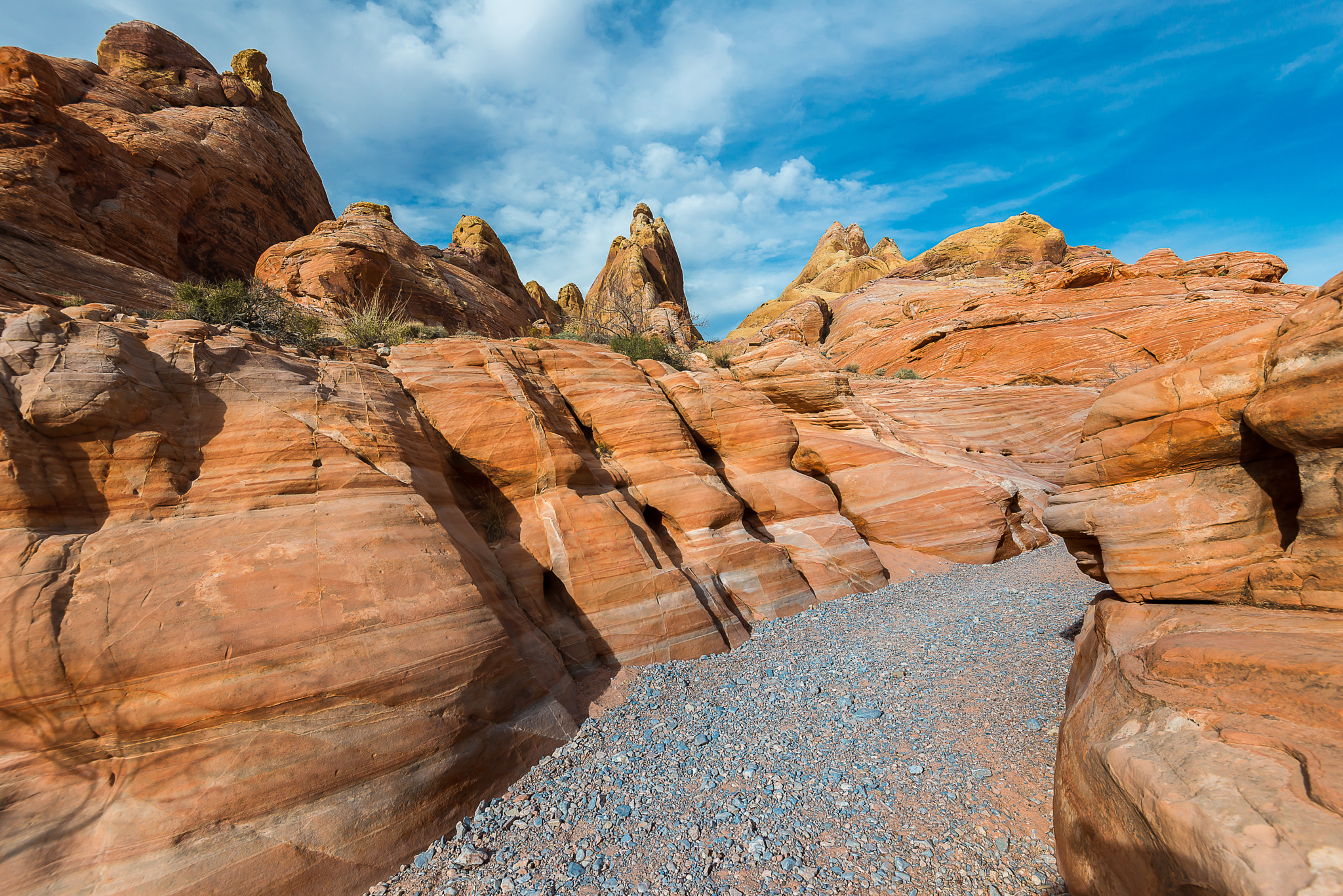 Nikon AF-S Nikkor 16-35mm F4G ED VR sample photo. Sandstone slot canyon photography