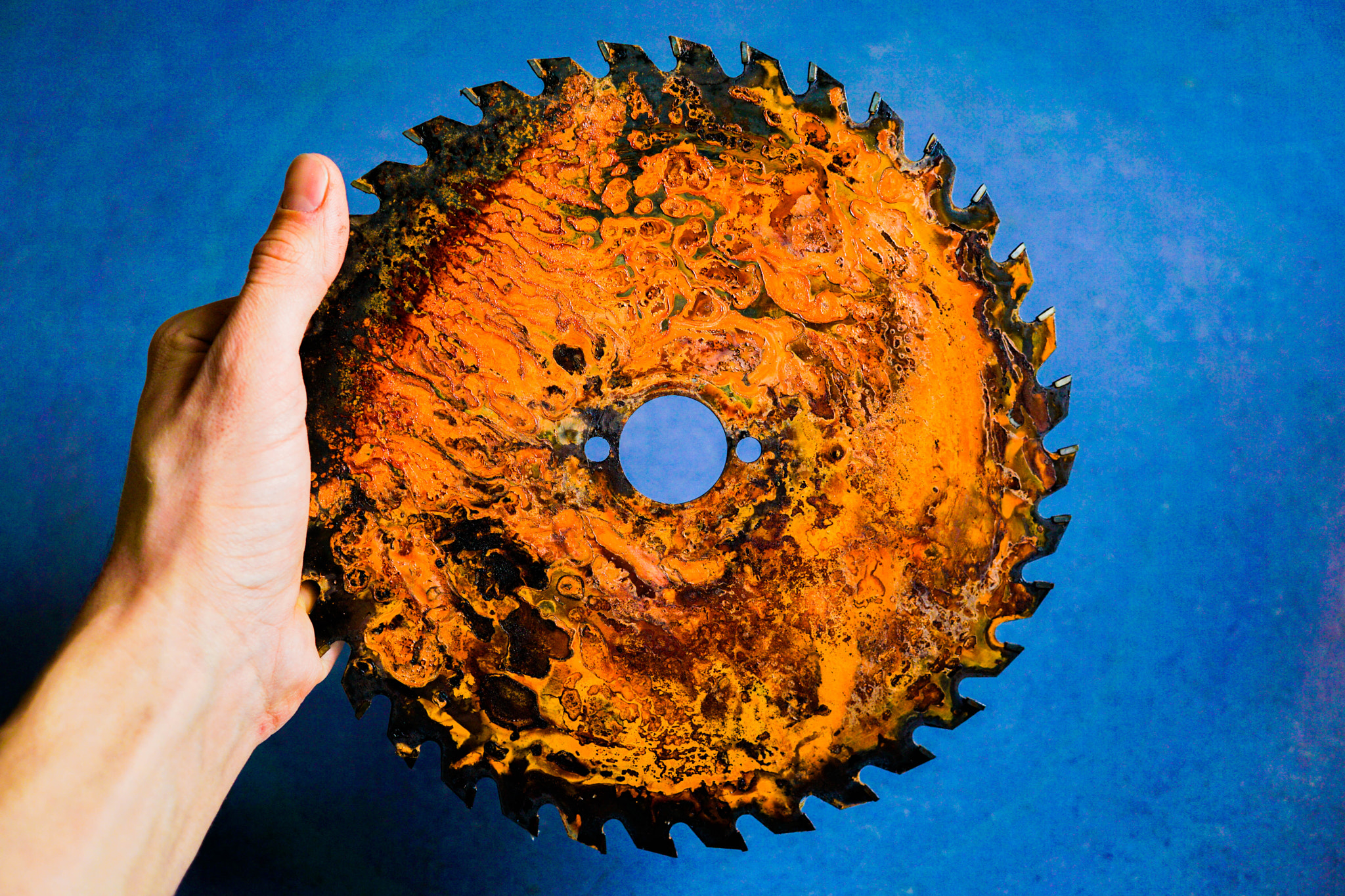Sigma 30mm F2.8 EX DN sample photo. Circular saw blade photography