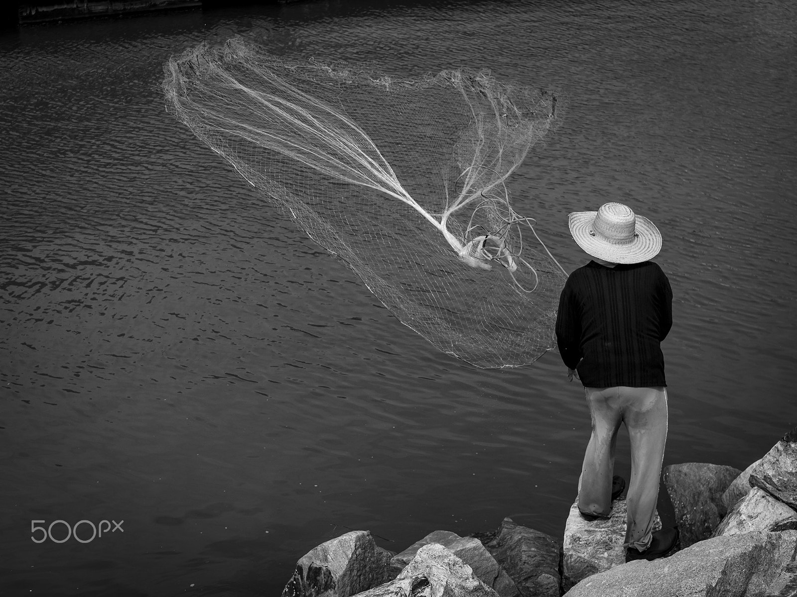 Olympus OM-D E-M10 II + Sigma 30mm F2.8 DN Art sample photo. Fisherman. photography