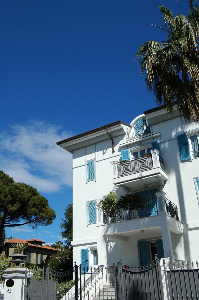 Nikon D70 sample photo. Bordighera (im)  villa serena photography