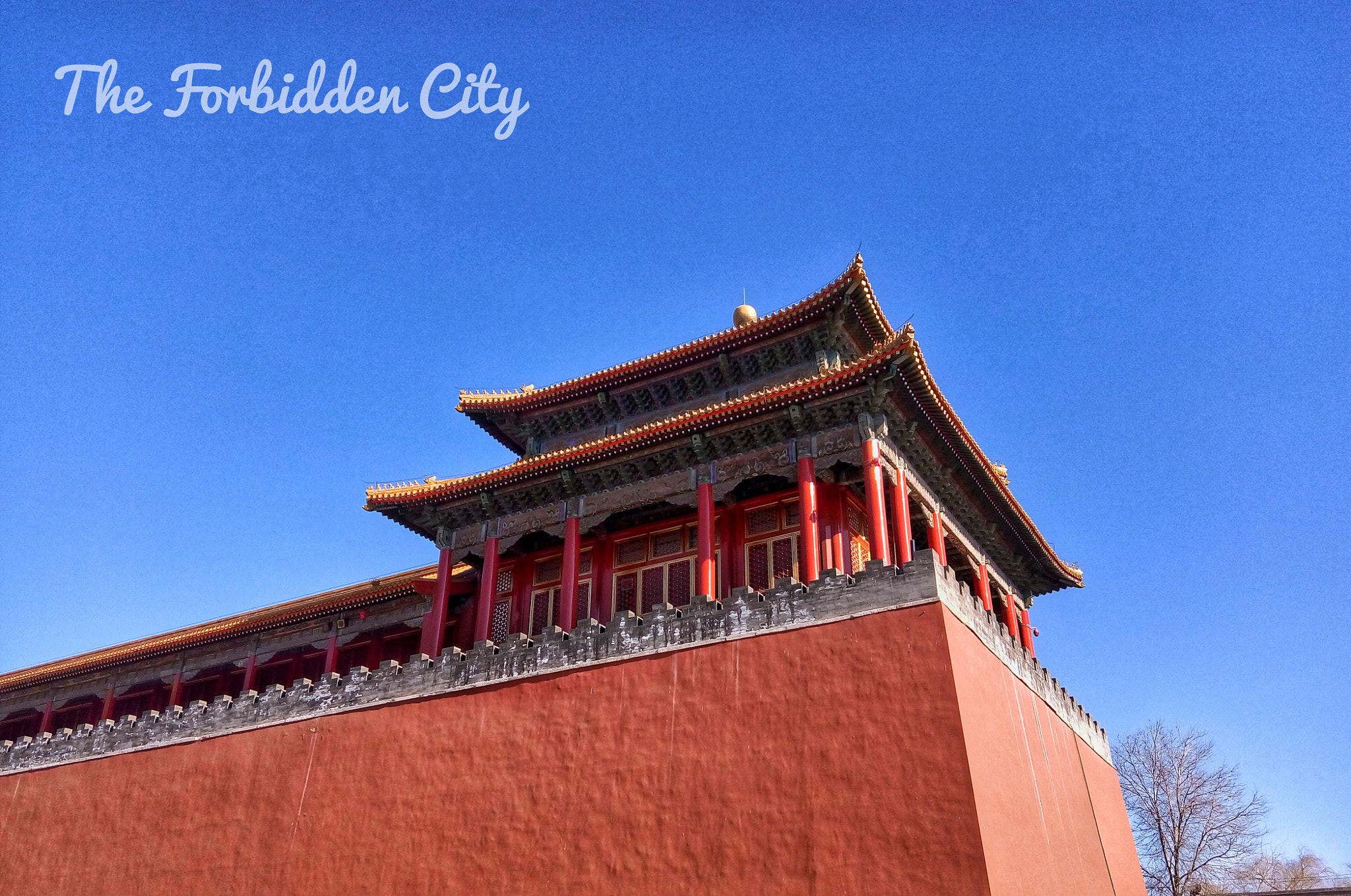 Meizu m1 note sample photo. The forbidden city photography