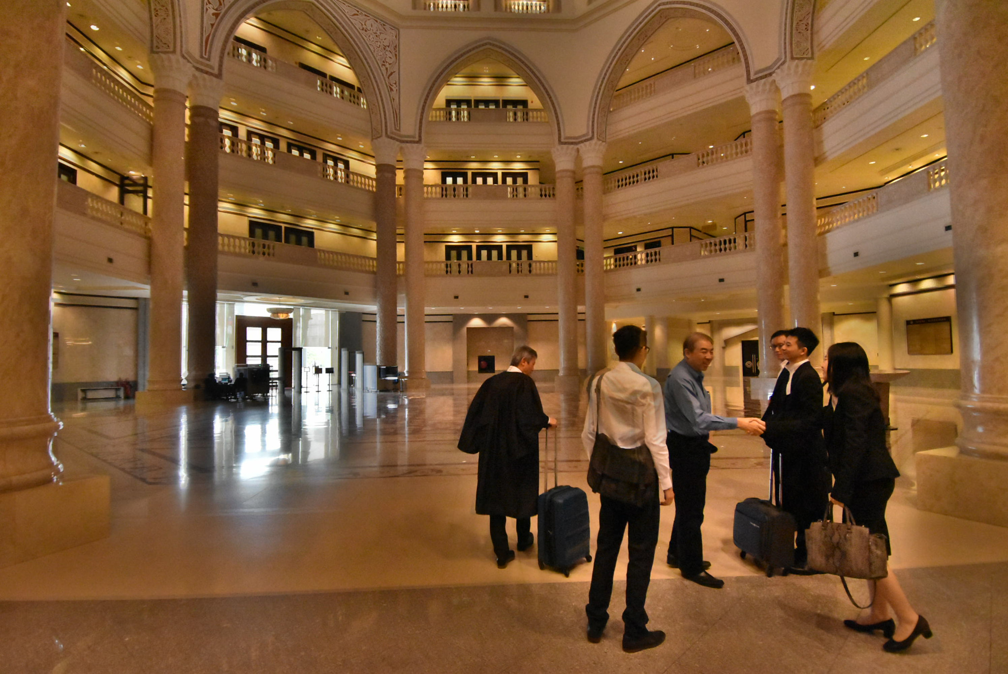 Nikon D5500 sample photo. Lawyer and client in court photography