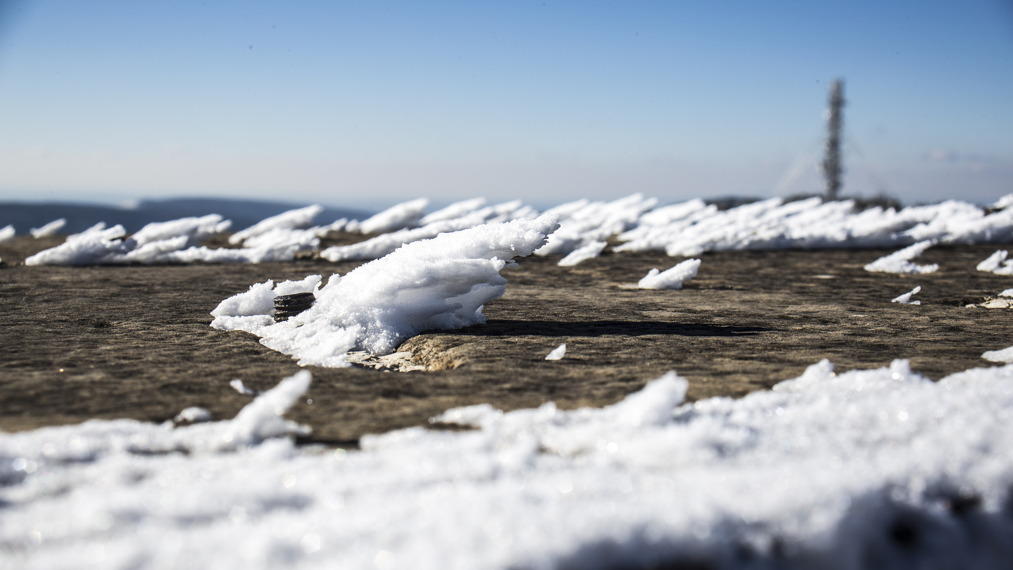 Canon EOS 6D sample photo. Snow banister photography