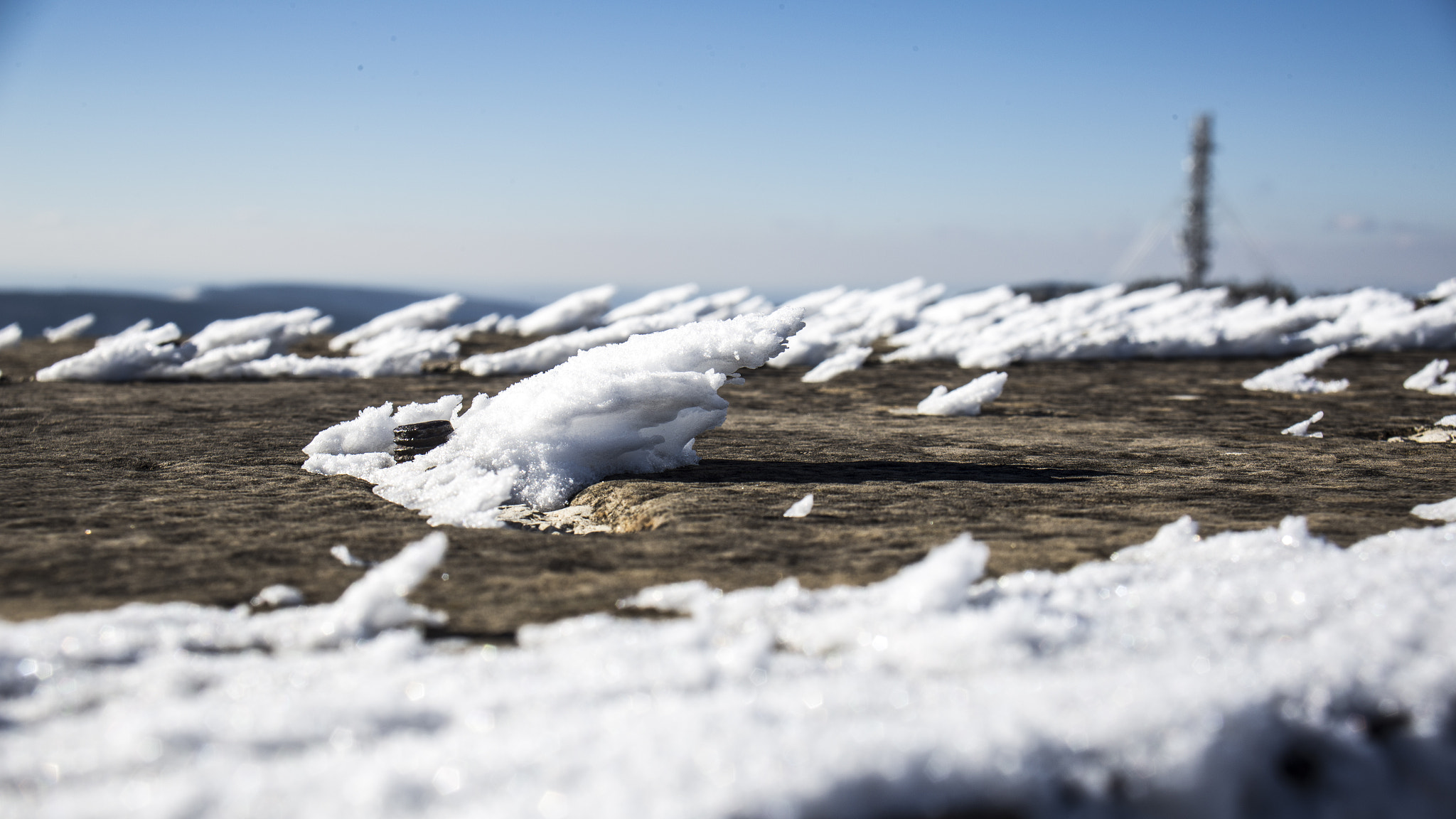 Canon EOS 6D + Canon EF 22-55mm f/4-5.6 USM sample photo. Snow banister photography