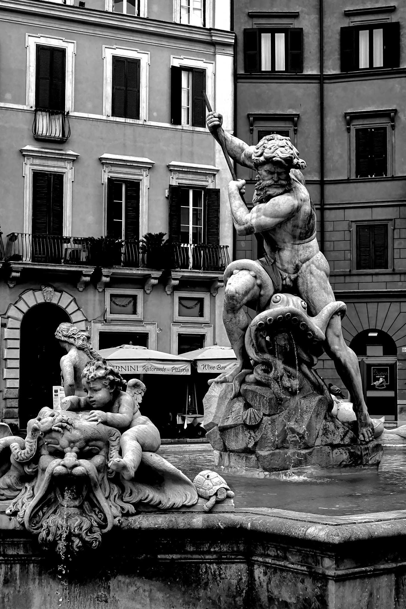 Sony a7R + Sony Sonnar T* FE 55mm F1.8 ZA sample photo. Fontana del nettuno photography