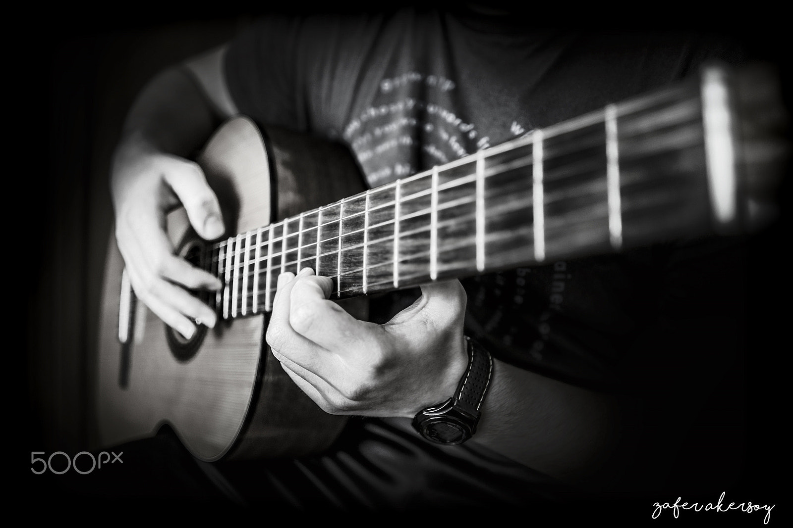 Sony a7 + Sony FE 28mm F2 sample photo. Playing guitar photography