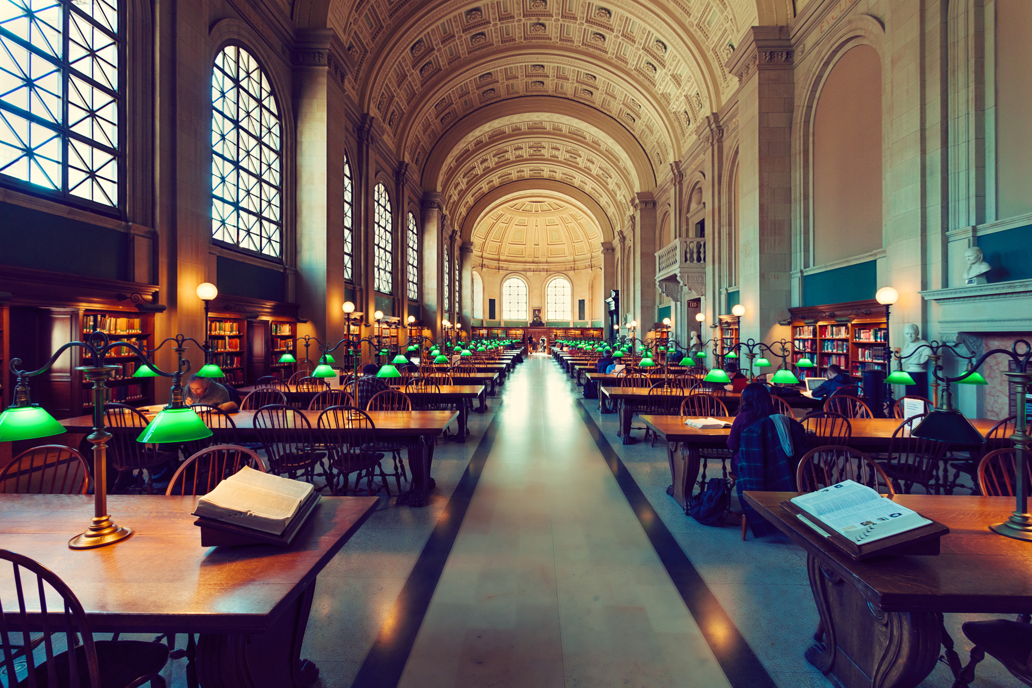 Canon EF 17-40mm F4L USM sample photo. Boston public library photography