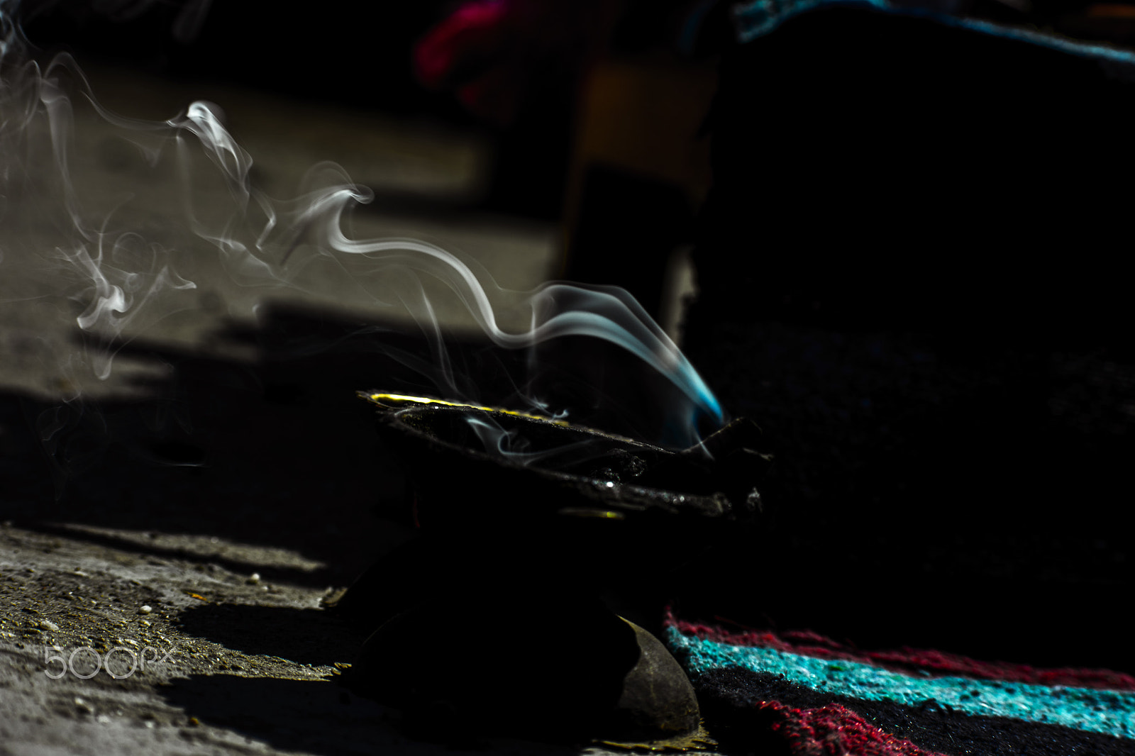 Nikon AF-S Nikkor 70-200mm F2.8G ED VR II sample photo. Incense stick (मण्डी शिवरात्री मेला) photography