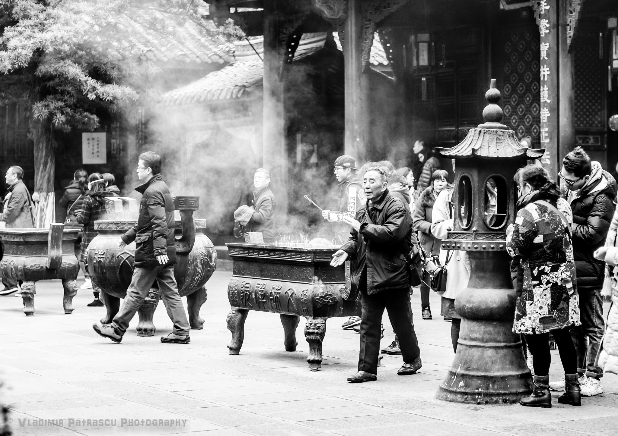 Nikon D300 sample photo. Temple in chengdu photography