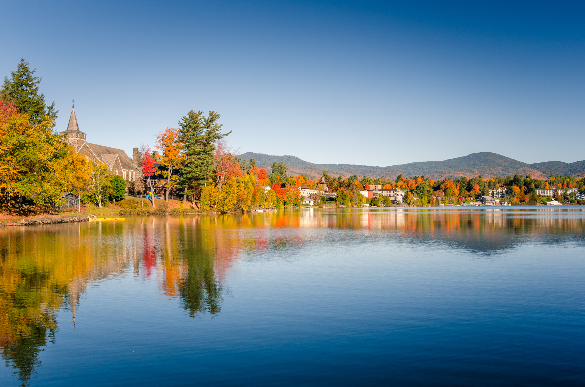 Nikon AF-S Nikkor 24-120mm F4G ED VR sample photo. Lake placid photography