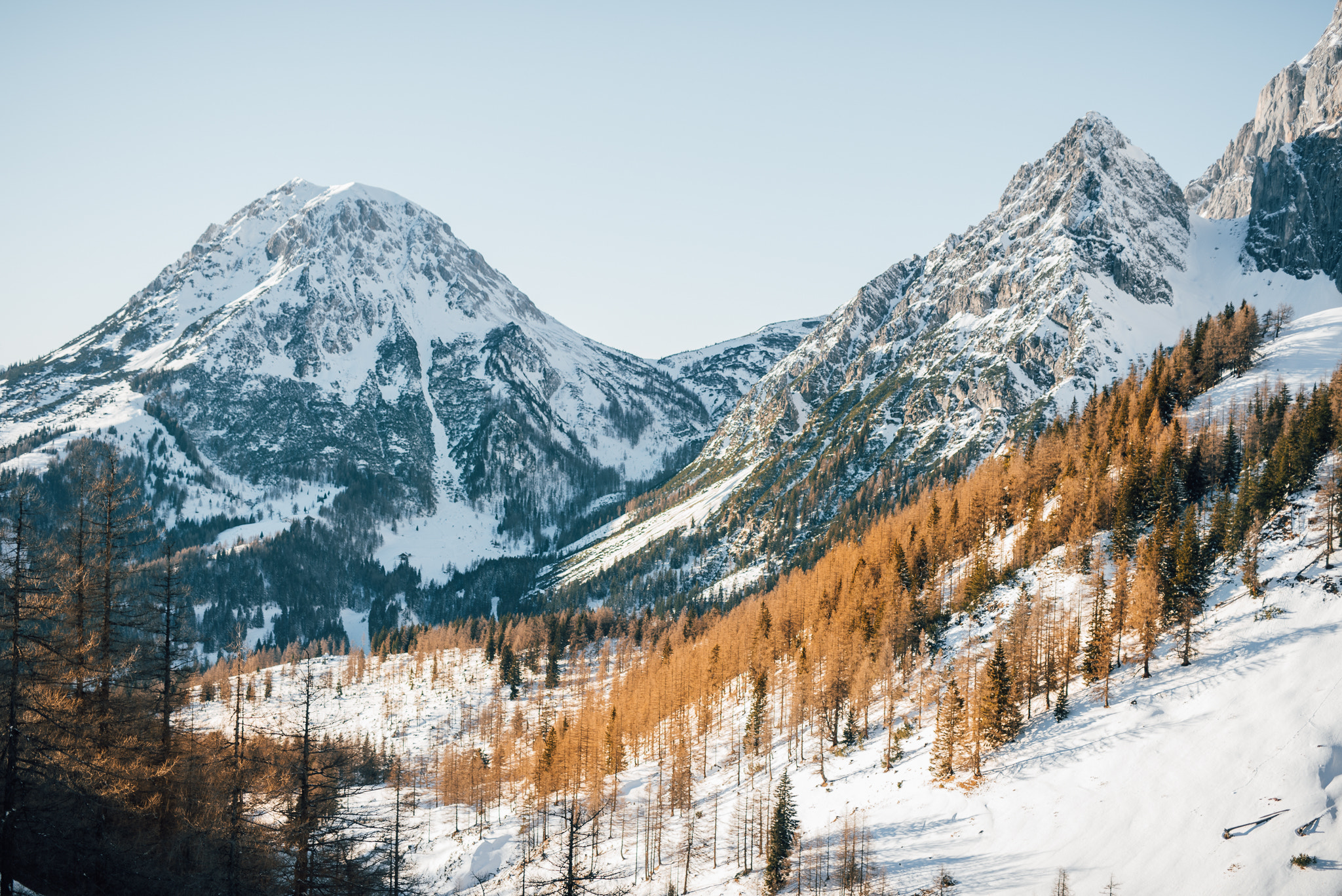 Sigma 50mm F1.4 DG HSM Art sample photo. Dachstein view photography