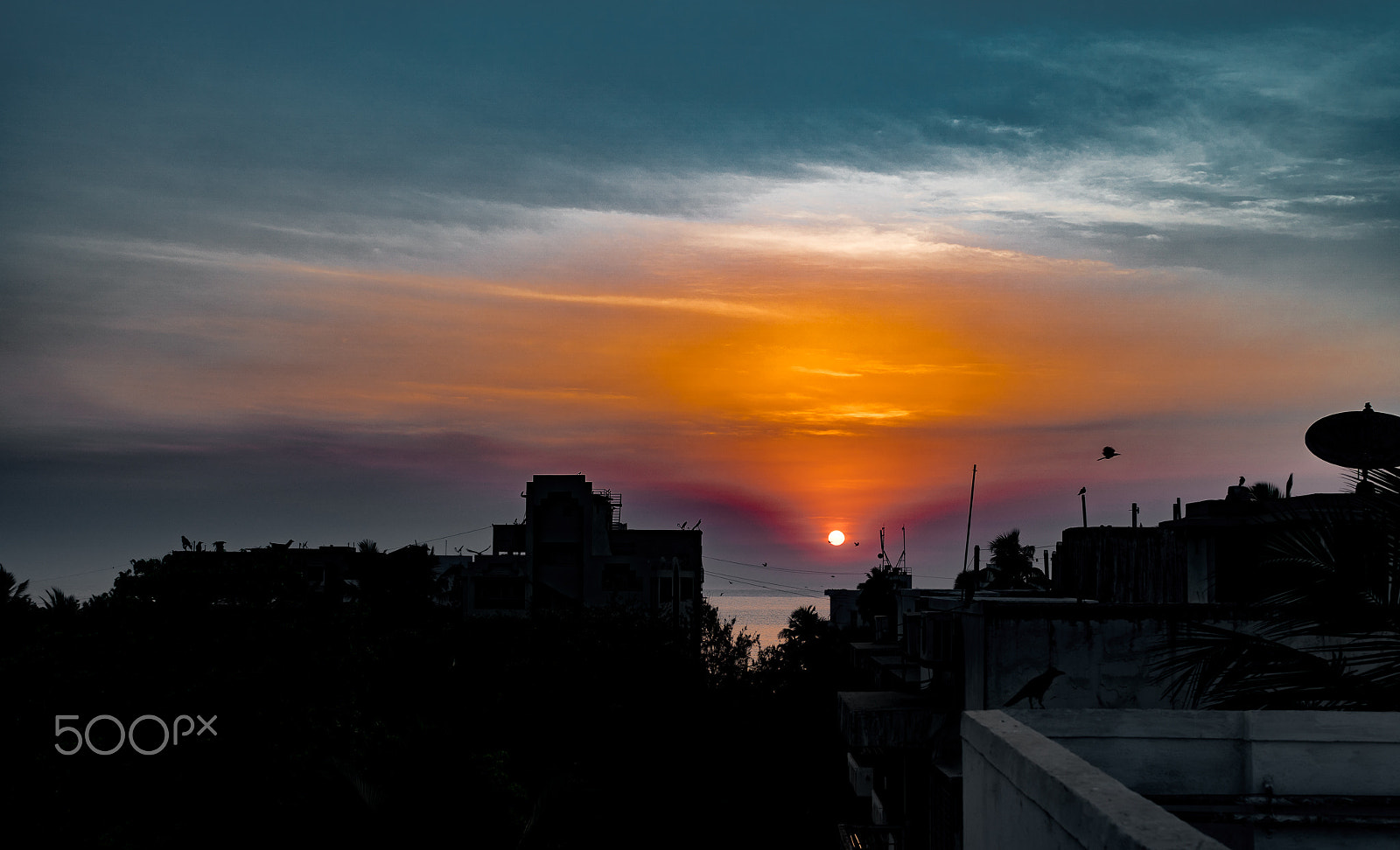 Sony a6500 sample photo. Sunset mumbai photography