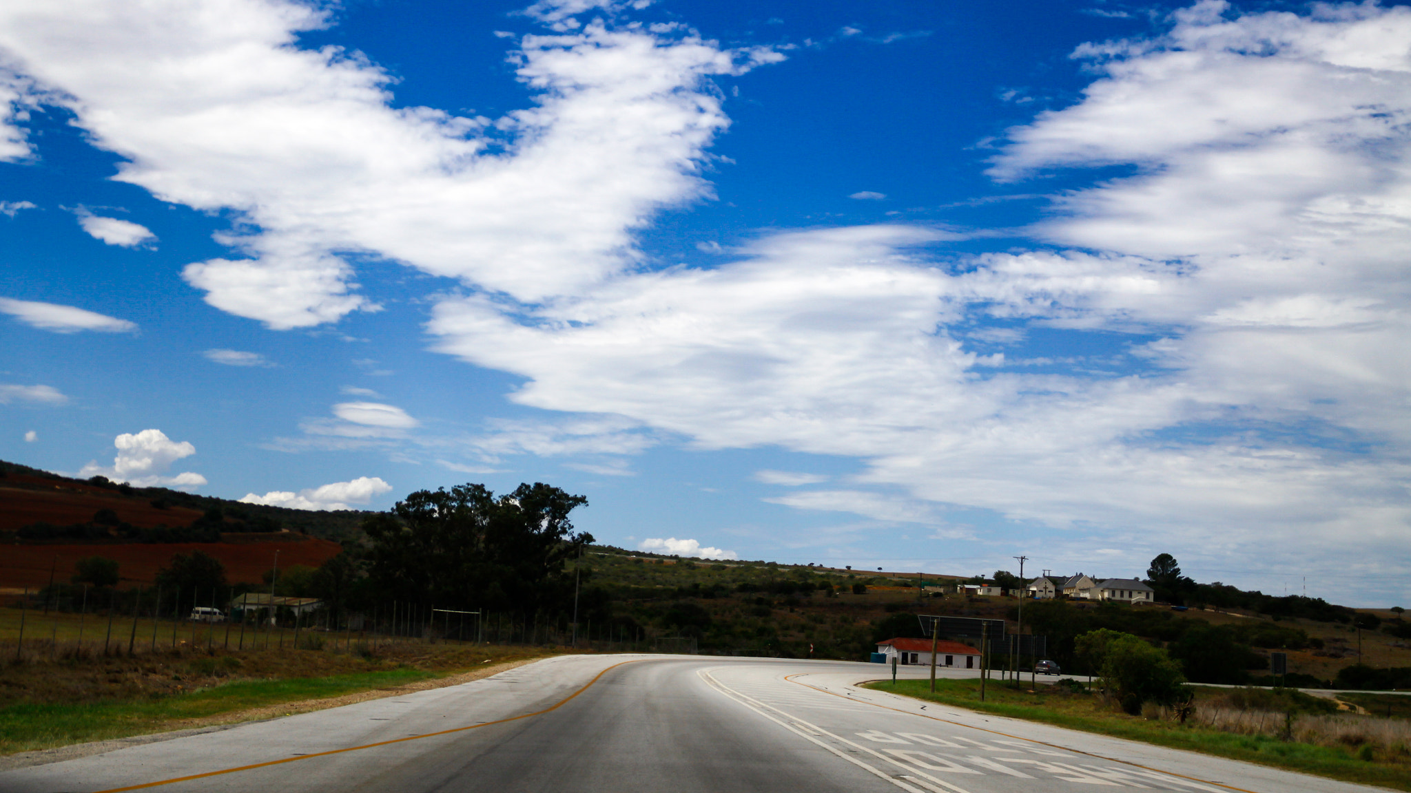 Canon EOS 50D + Canon EF 300mm f/2.8L sample photo. Clouds on the road   photography