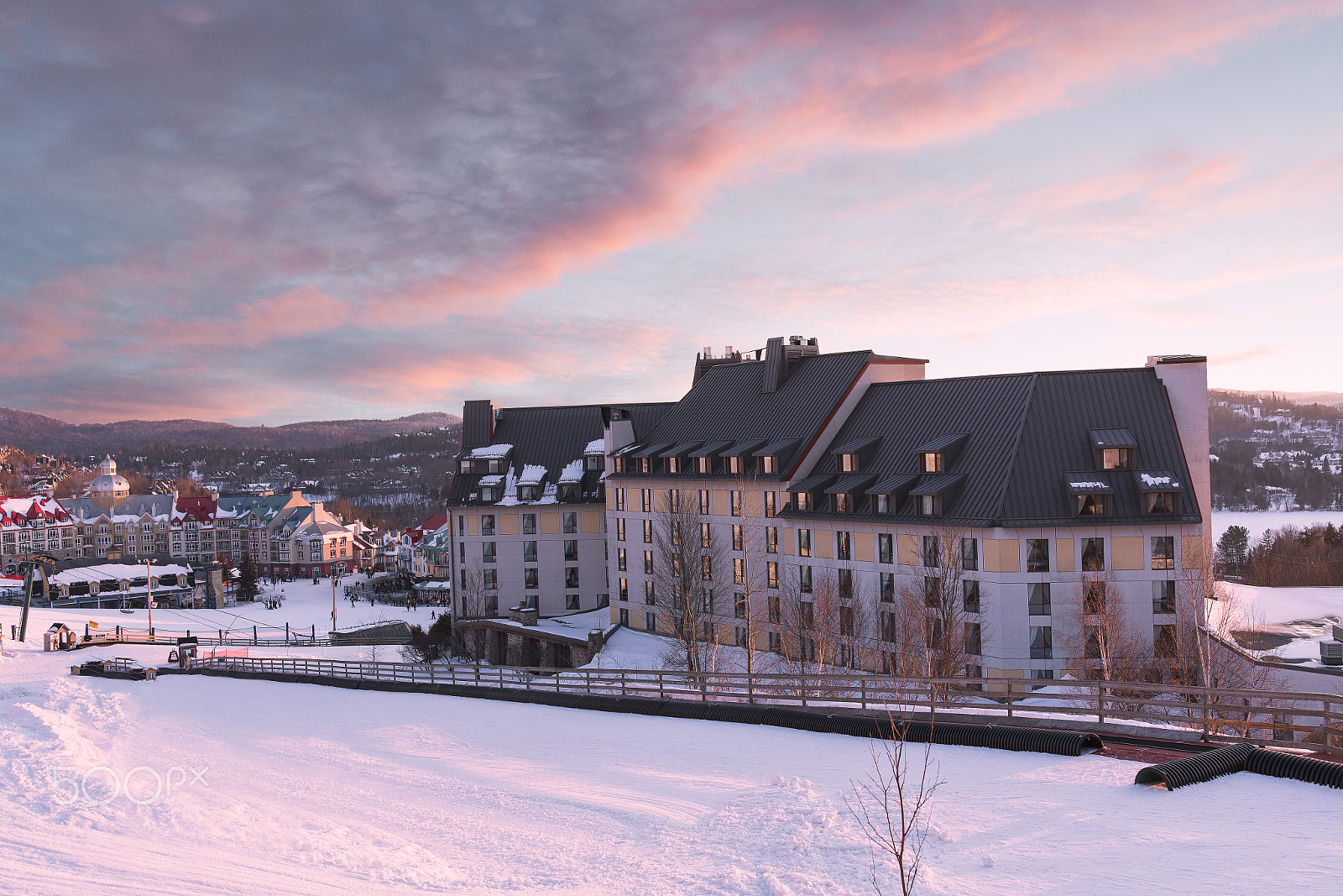 Canon EF 35mm F1.4L II USM sample photo. A visit to the fairmont tremblant photography